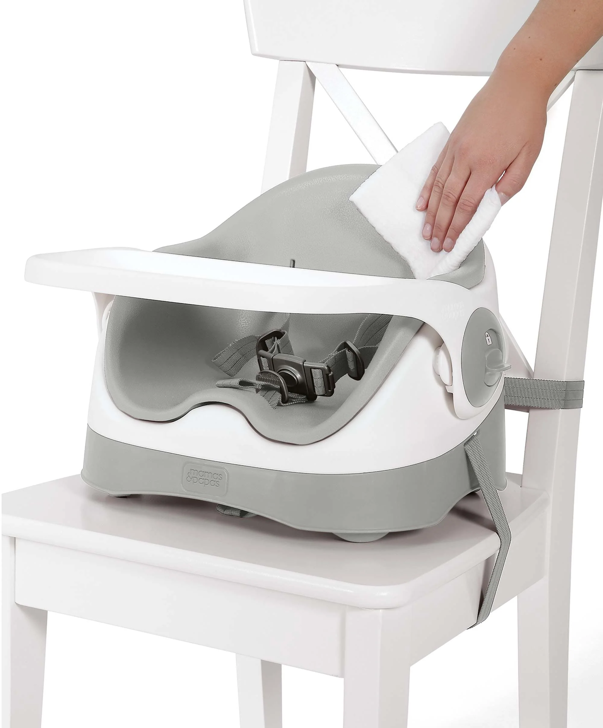 Bud 2-in-1 Booster Seat - Pebble Grey - Image 6