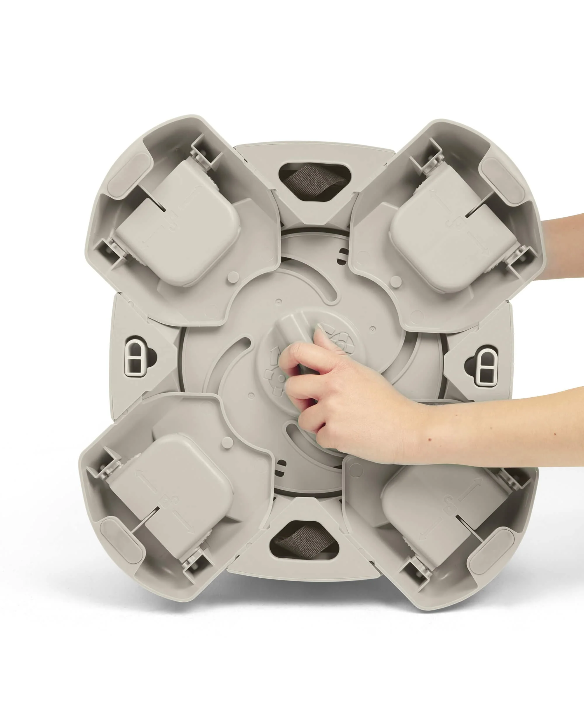 Bug 3-in-1 Floor and Booster Seat with Activity Tray - Clay - Image 10