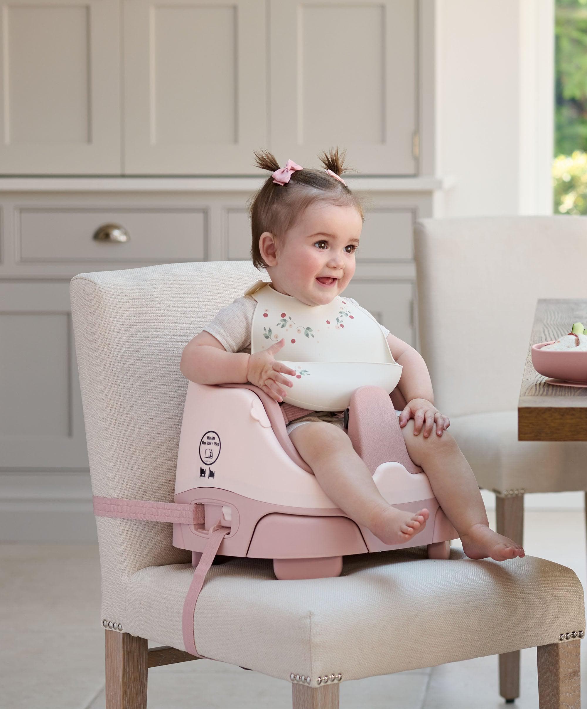 Bug 3-in-1 Floor & Booster Seat with Activity Tray - Blossom - Image 4