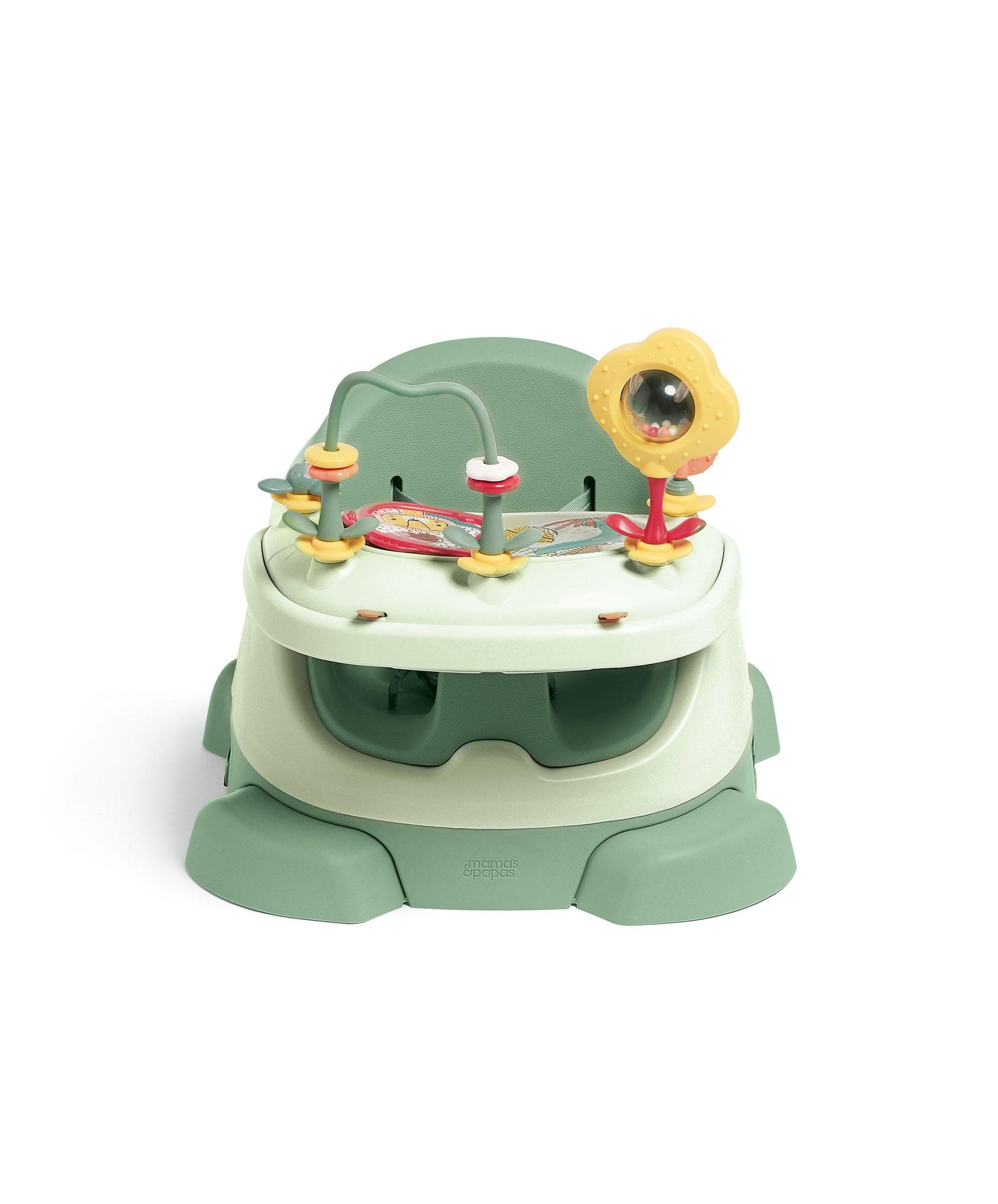 Bug 3-in-1 Floor and Booster Seat with Activity Tray - Eucalyptus - Image 7