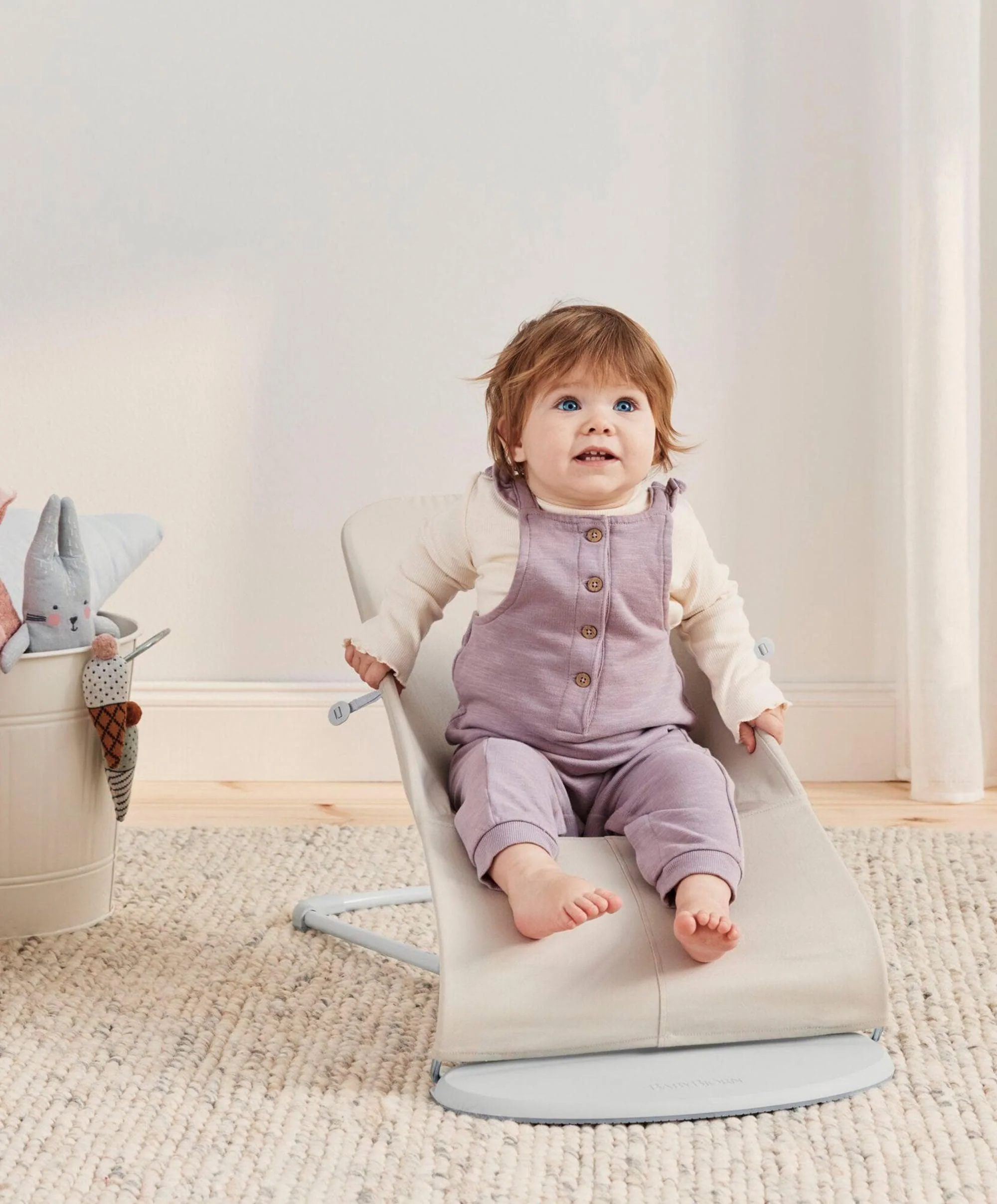 BabyBjörn Baby Bouncer and Toy Bar – Light Beige - Image 4