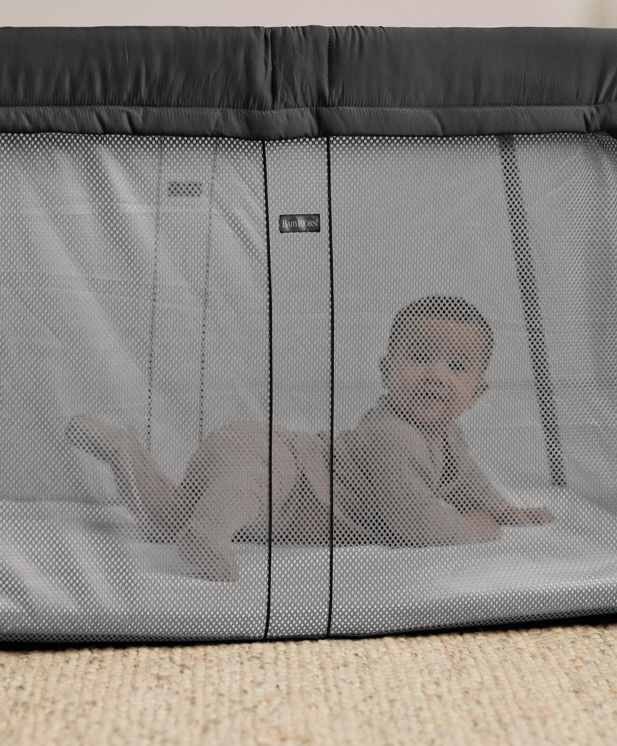 BabyBjörn Travel Cot Light - Black - Image 5