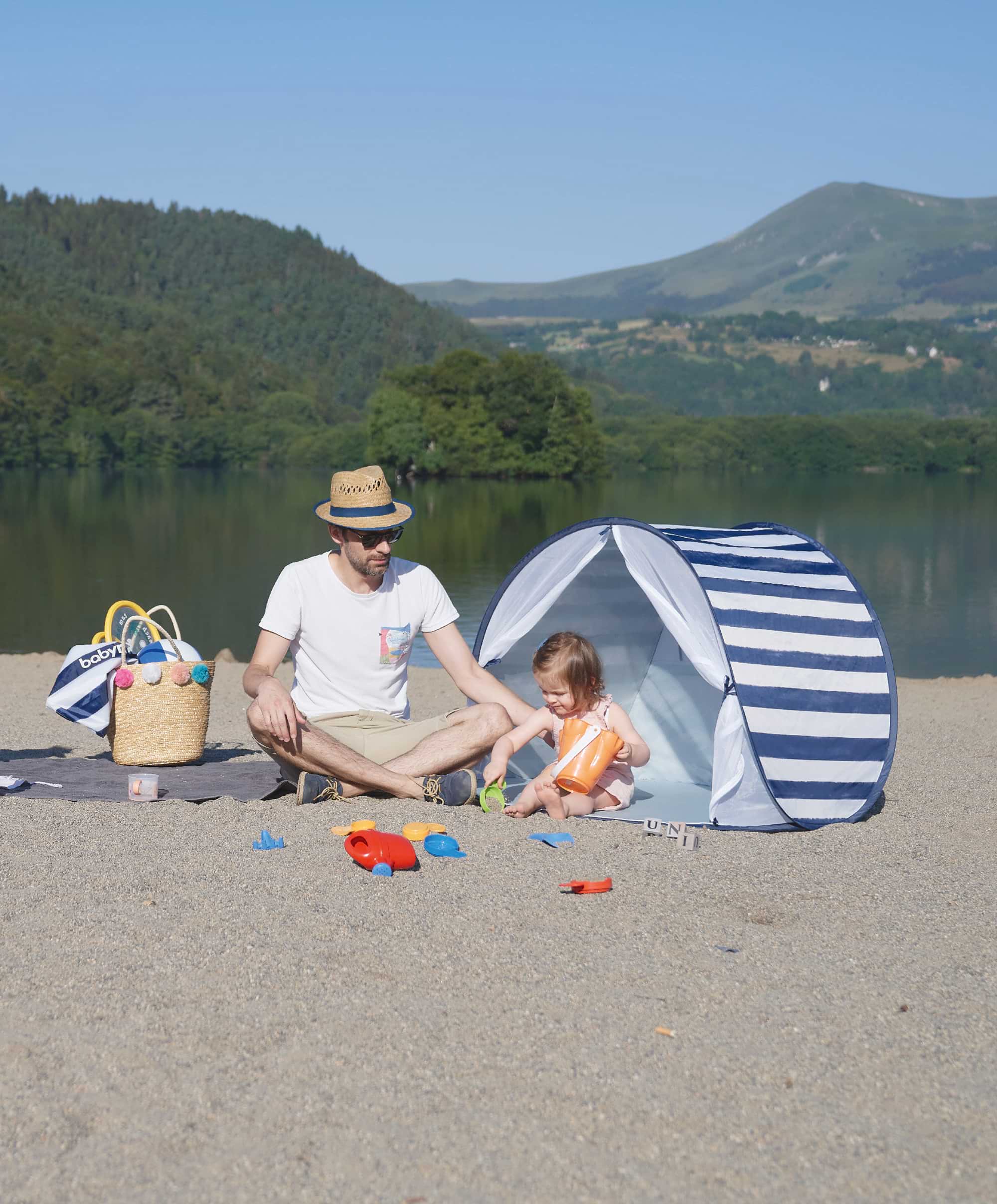 Babymoov Anti-UV Tent 50+ UPF Protection - Mariniere - Image 9