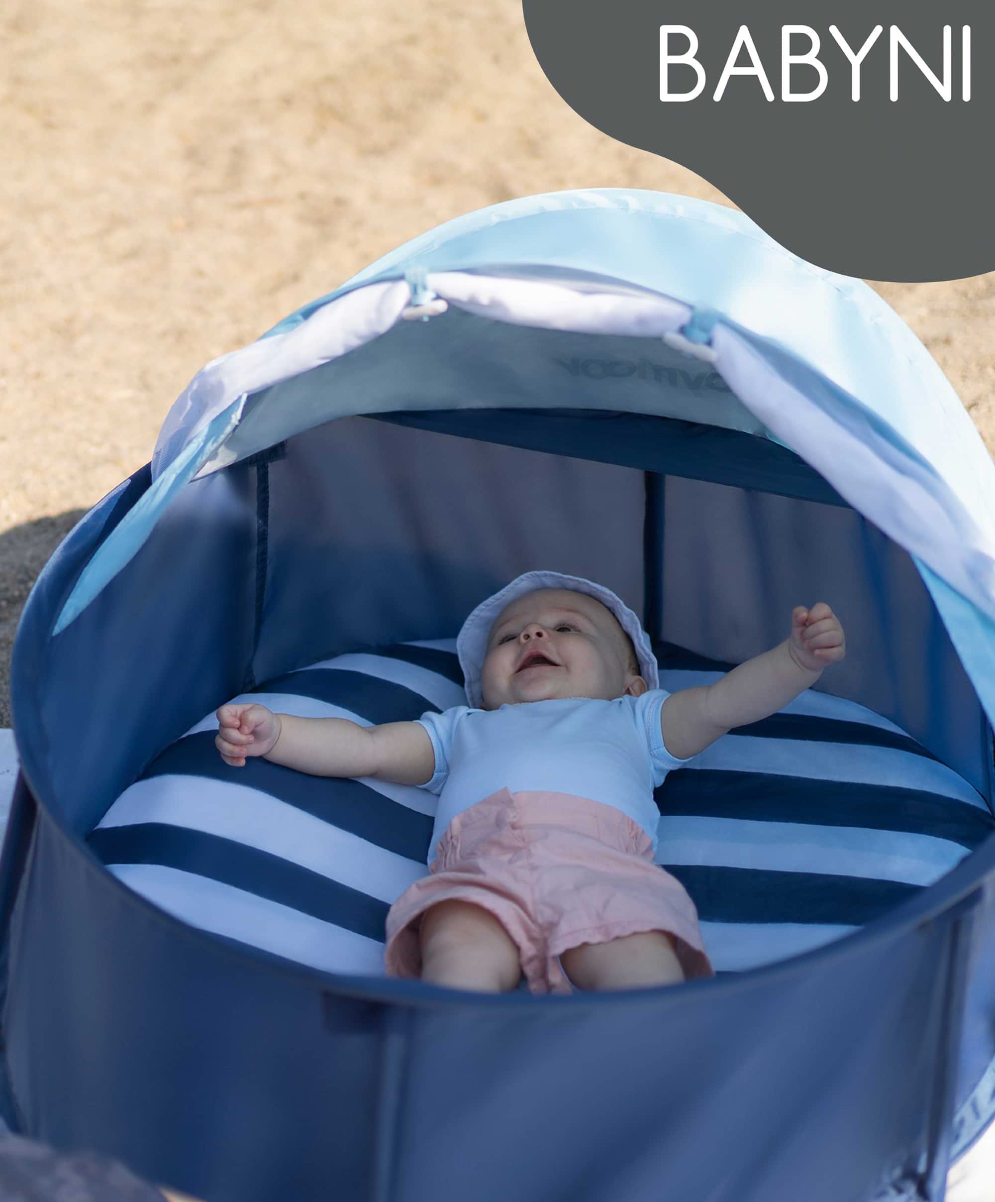 Babymoov Babyni Anti-UV Tent Playpen UPF 50+ - Mariniere - Image 10