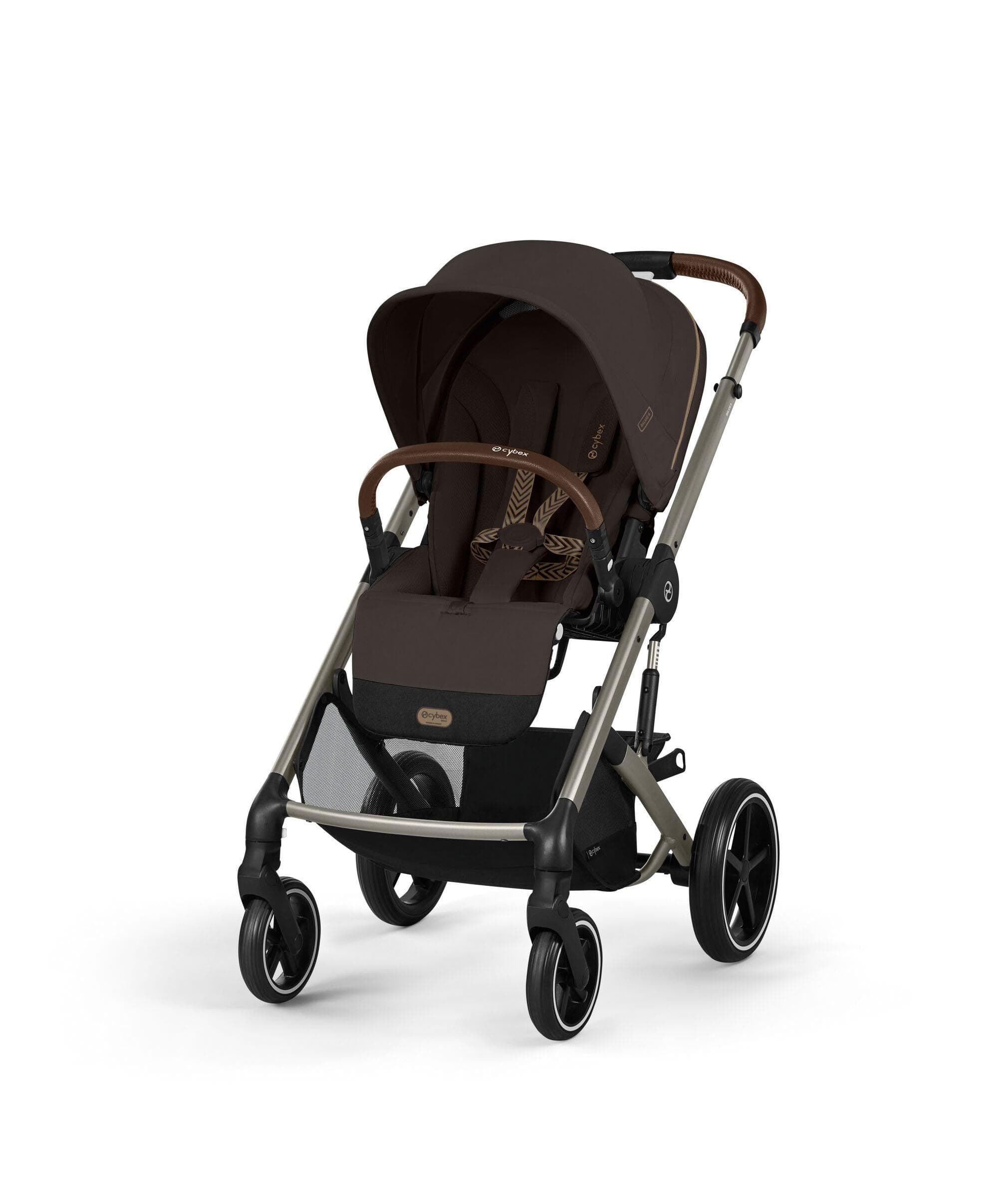 Cybex Balios S Lux Pushchair Bundle With Cybex Cloud T i-Size + Baby Car Seat & Base (7 Pieces) - Chocolate Brown - Image 2