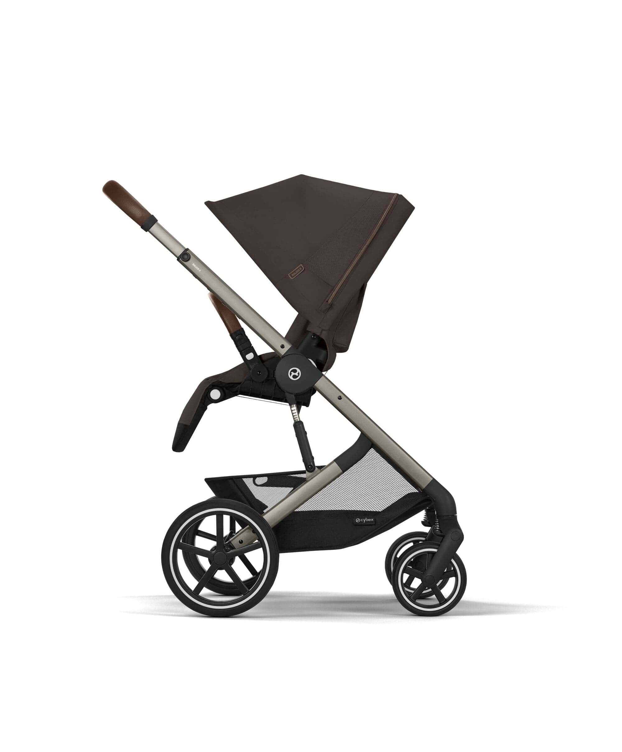 Cybex Balios S Lux Pushchair Bundle With Cybex Cloud T i-Size + Baby Car Seat & Base (7 Pieces) - Chocolate Brown - Image 6