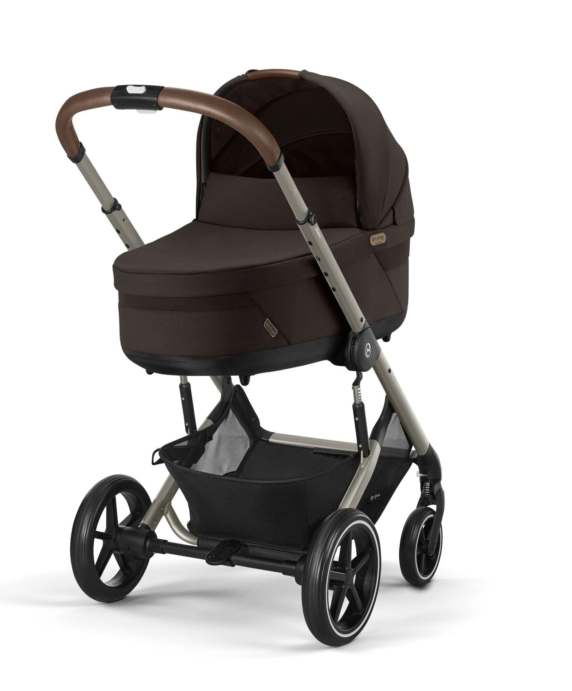 Cybex Balios S Lux Pushchair Bundle With Cybex Cloud T i-Size Rotating Baby Car Seat & Base (7 Pieces) - Chocolate Brown - Image 11