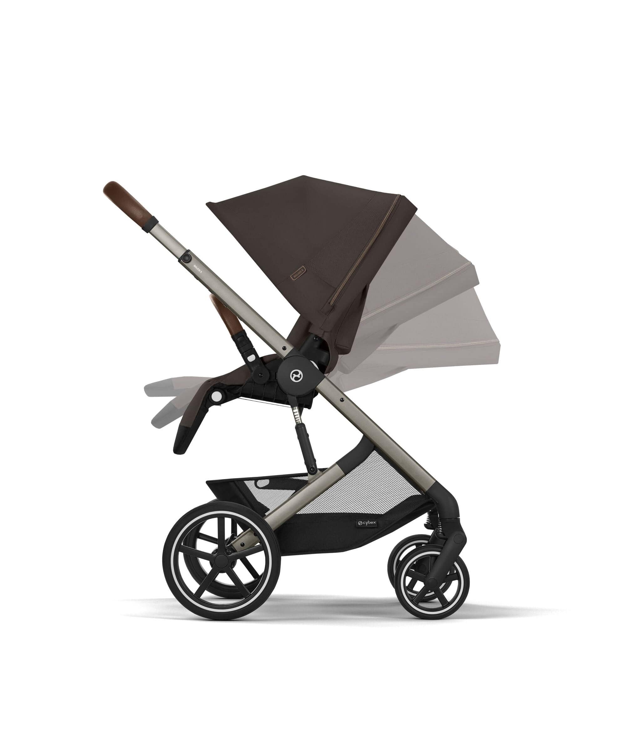 Cybex Balios S Lux Pushchair – Chocolate Brown - Image 4