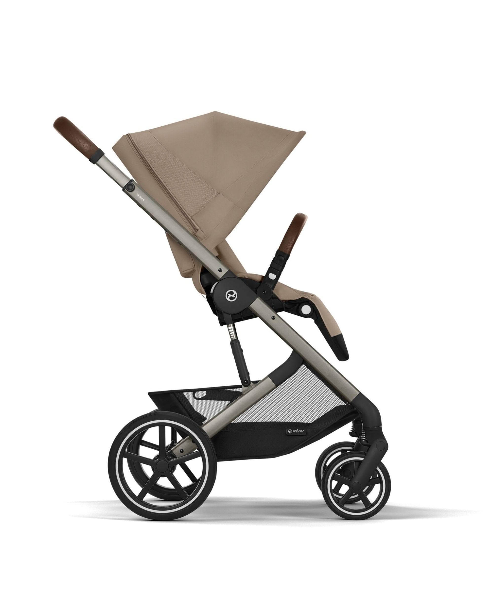 Cybex Balios Bundle with Cybex Cloud T i-Size Rotating Baby Car Seat & Rotating Base (7 Pieces) -Almond Beige - Image 3