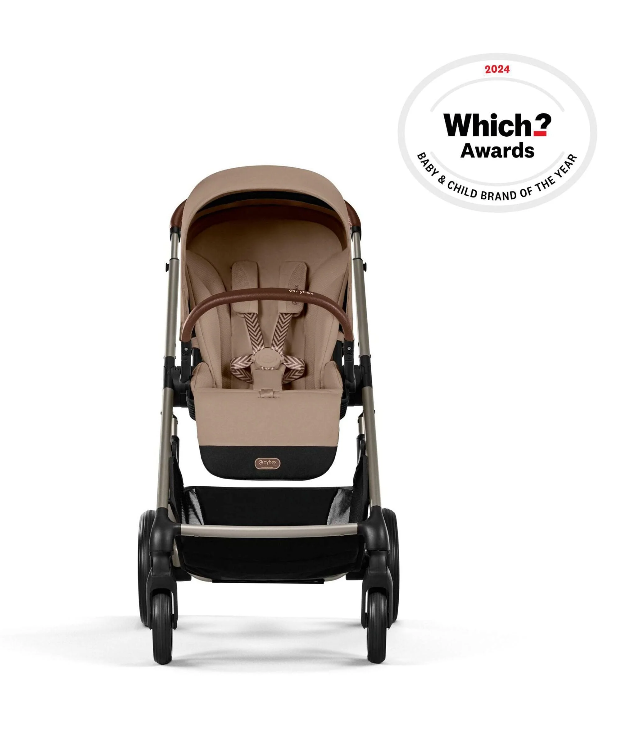 Cybex Balios S Lux Pushchair Bundle With Cybex Cloud T i-Size + Baby Car Seat & Base (7 Pieces) - Almond Beige - Image 3