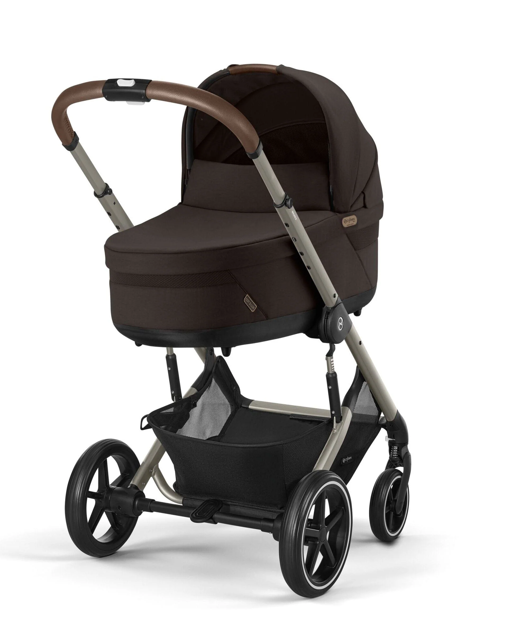 Cybex Balios S Lux Pushchair Bundle With Cybex Aton B2 i-Size Baby Car Seat & Base (7 Pieces) - Chocolate Brown - Image 11