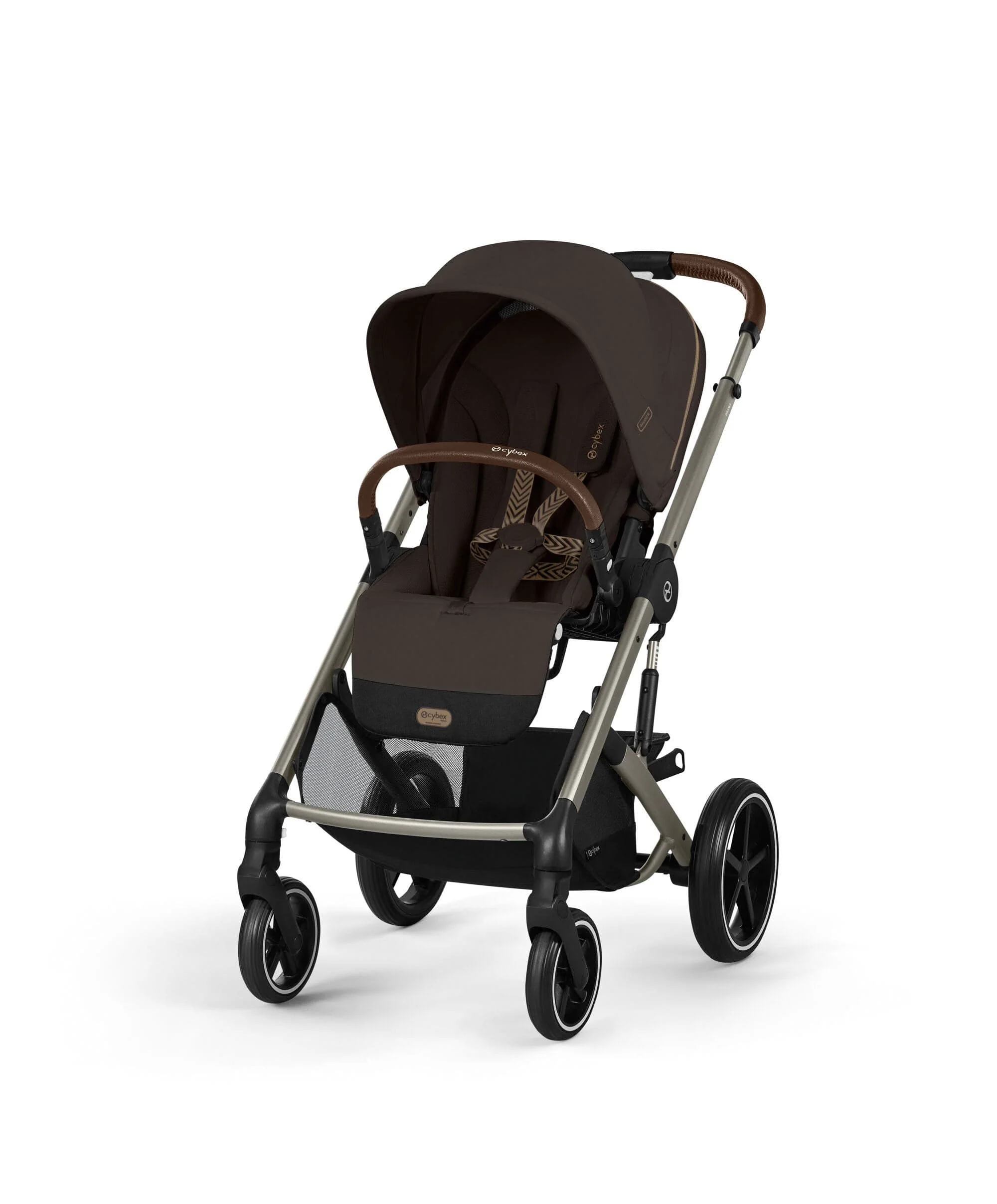 Cybex Balios S Lux Pushchair Bundle With Cybex Aton B2 i-Size Baby Car Seat & Base (7 Pieces) - Chocolate Brown - Image 2