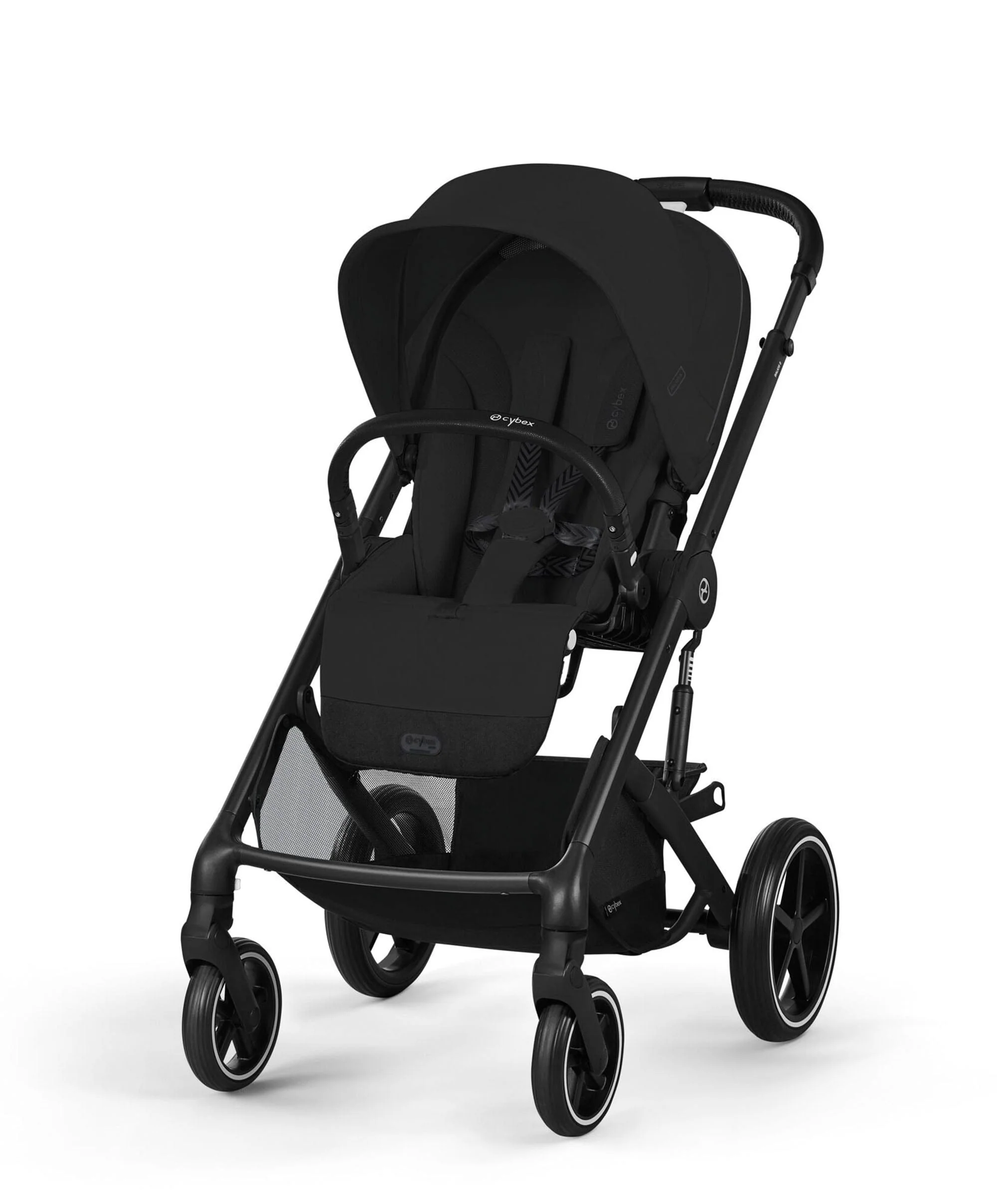Cybex Balios Pushchair Bundle with Cybex Cloud T Car Seat (7 pieces) - Moon Black - Image 2
