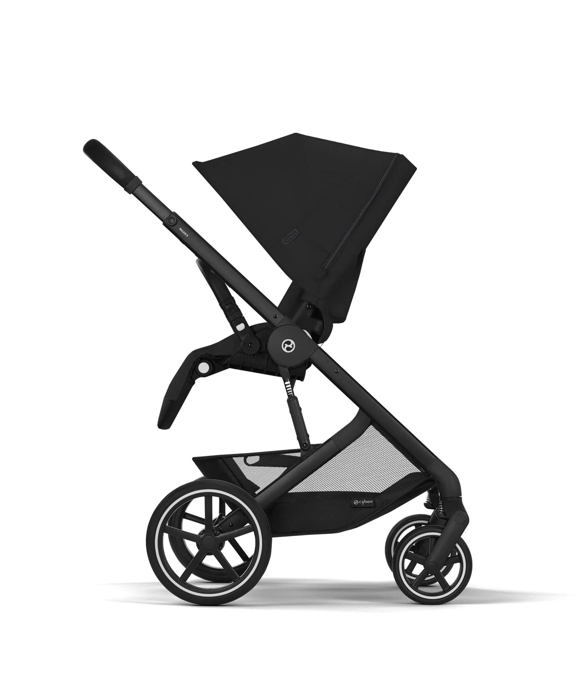 Cybex Balios Pushchair Bundle with Cybex Cloud T Car Seat (7 pieces) - Moon Black - Image 3