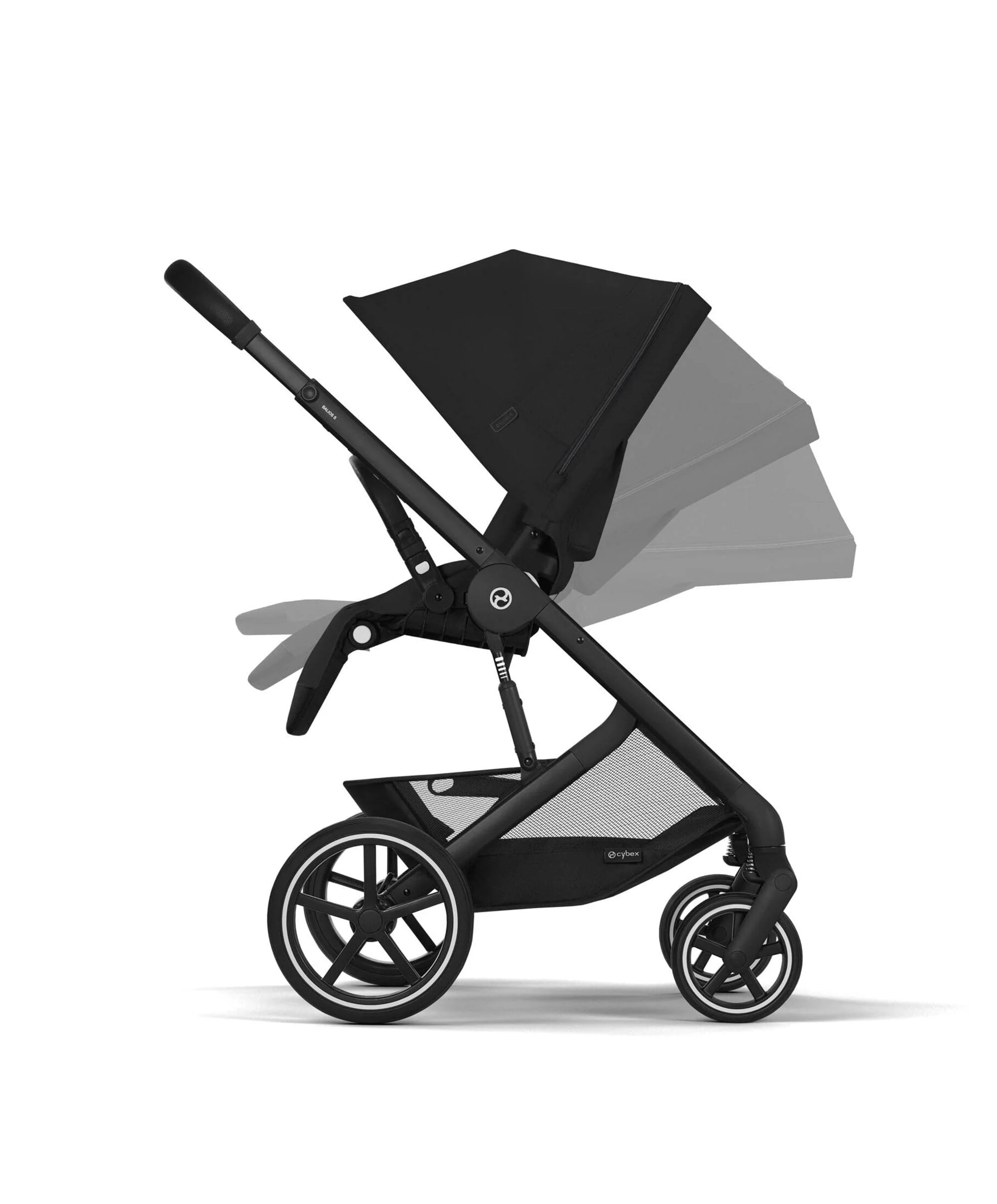 Cybex Balios S Lux Pushchair Bundle With Cybex Cloud T i-Size + Baby Car Seat & Base - Moon Black - Image 5
