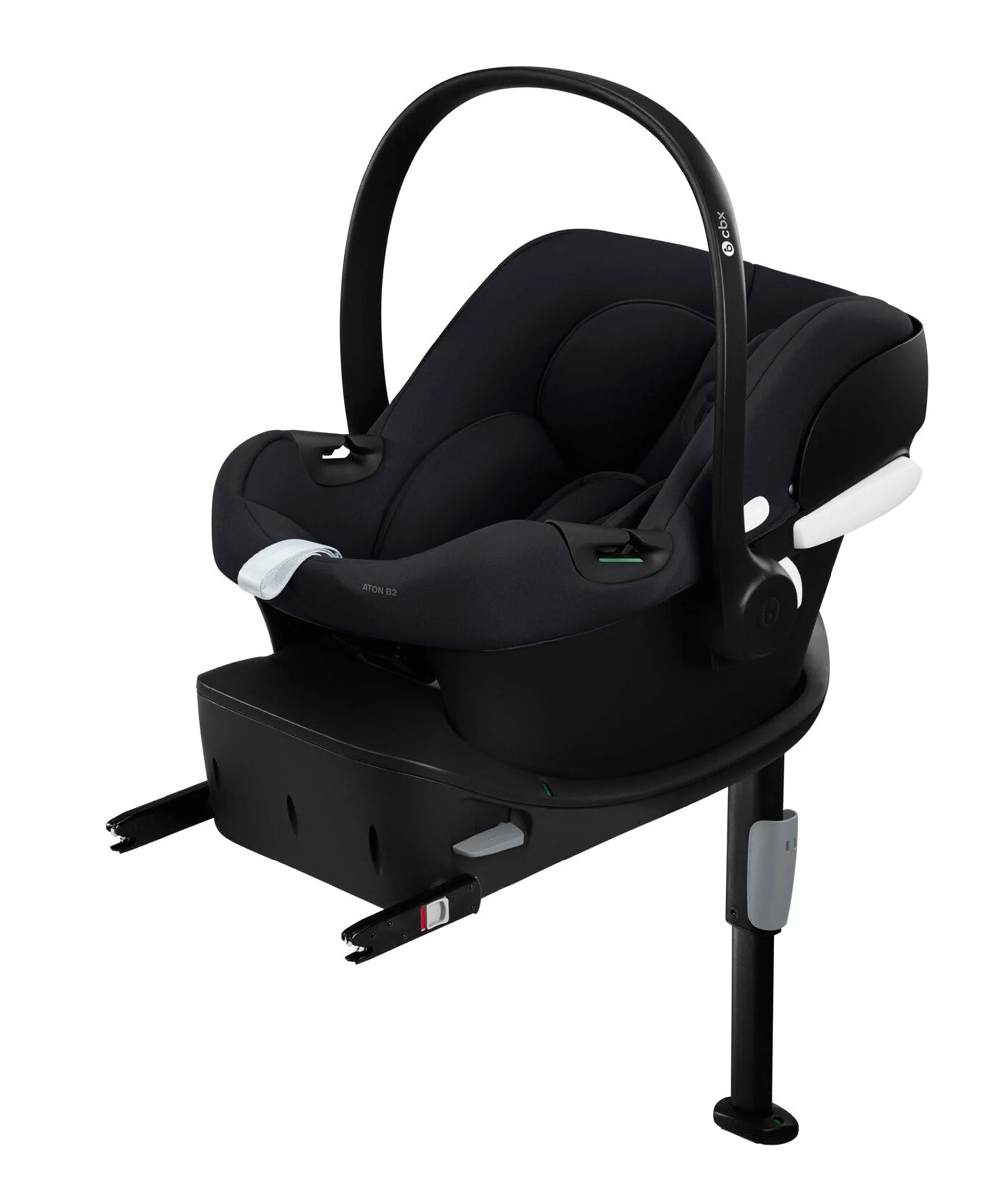 Cybex Balios Pushchair Bundle with Cybex  Aton B2 i-Size Car Seat & Base (6 Pieces) - Moon Black - Image 8