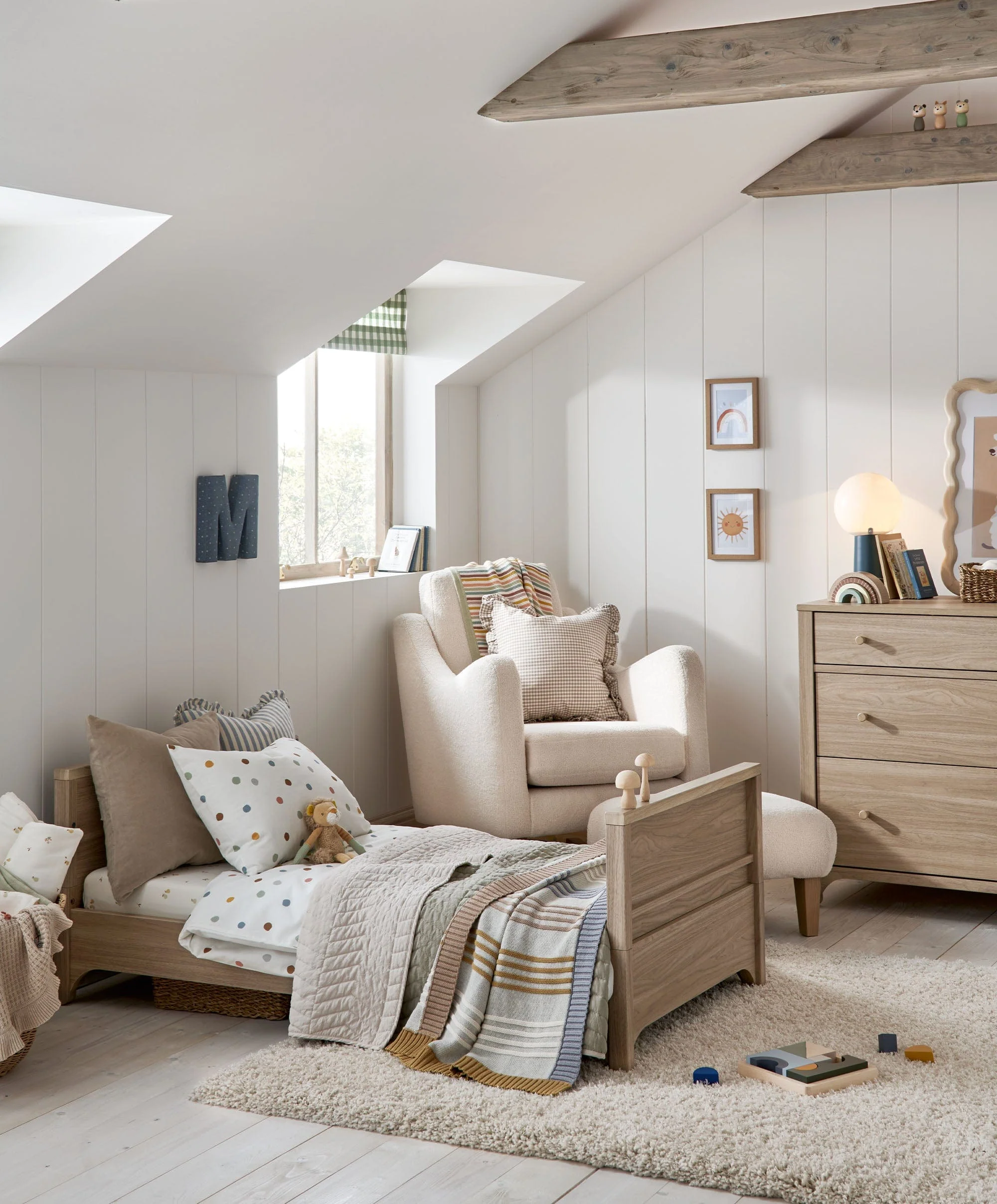 Barton Cotbed - Oak - Image 3