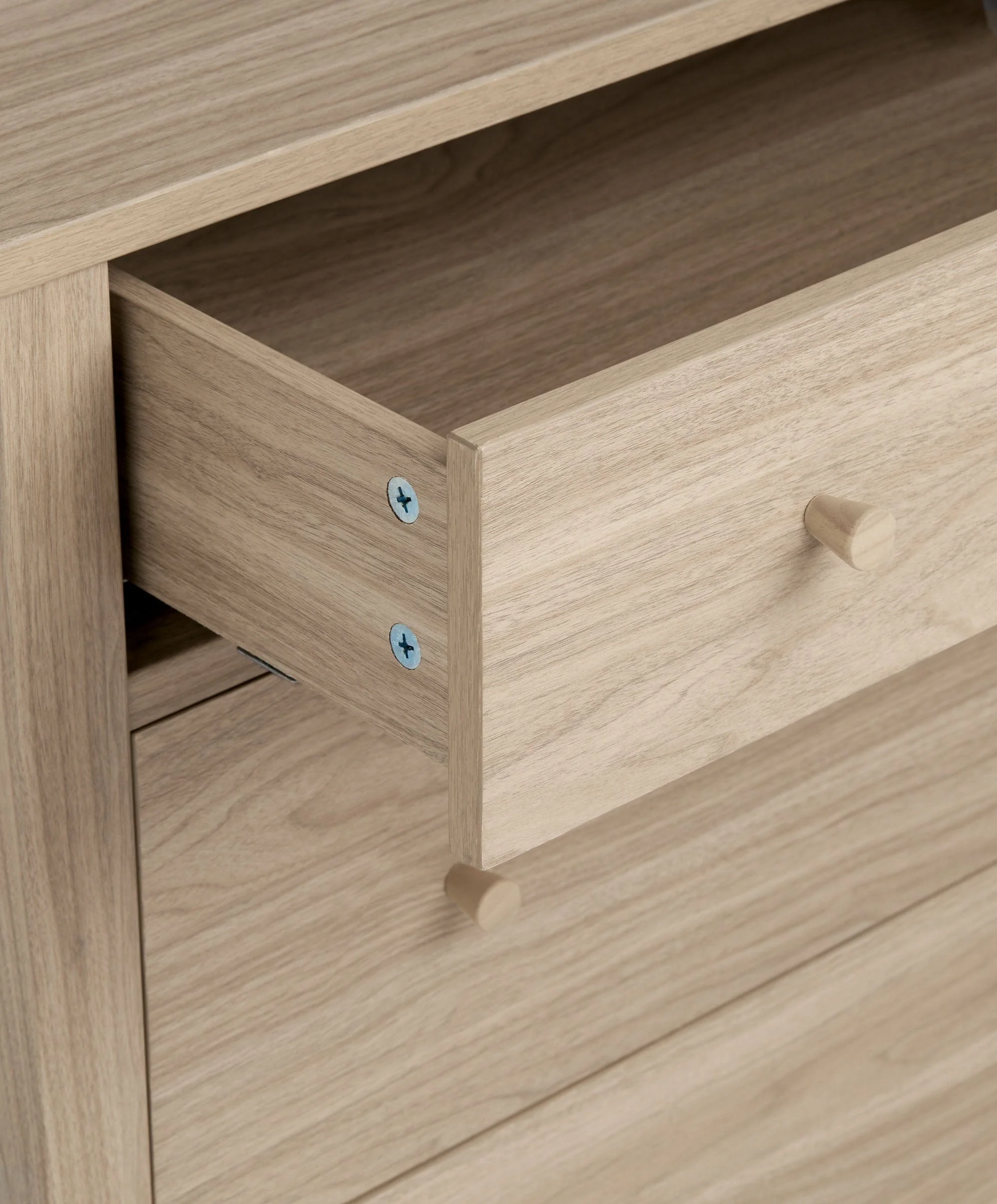 Barton Dresser Changer - Oak - Image 4