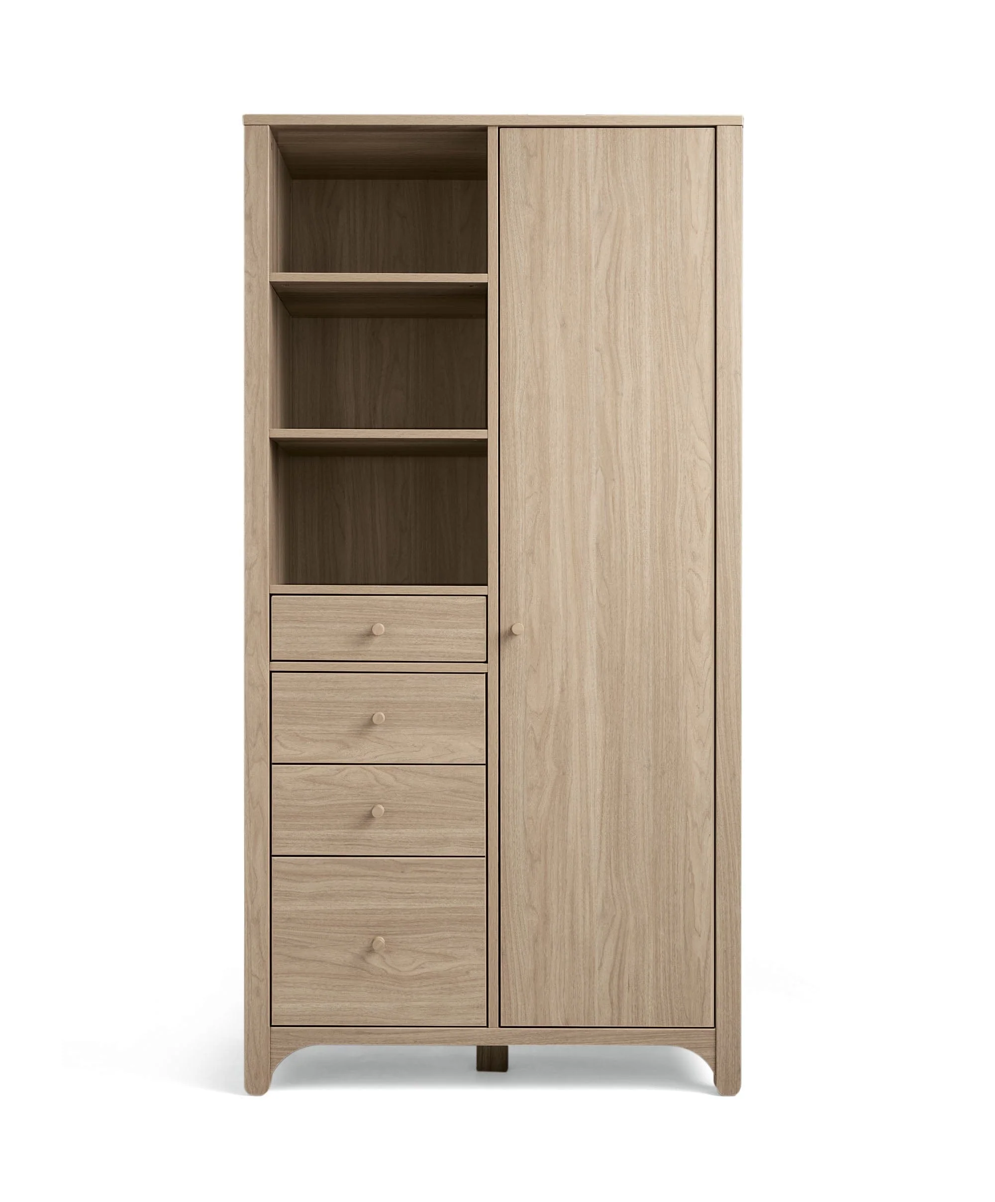 Barton Nursery Bundle With Lua Bedside Crib (6 Piece) - Oak - Image 11