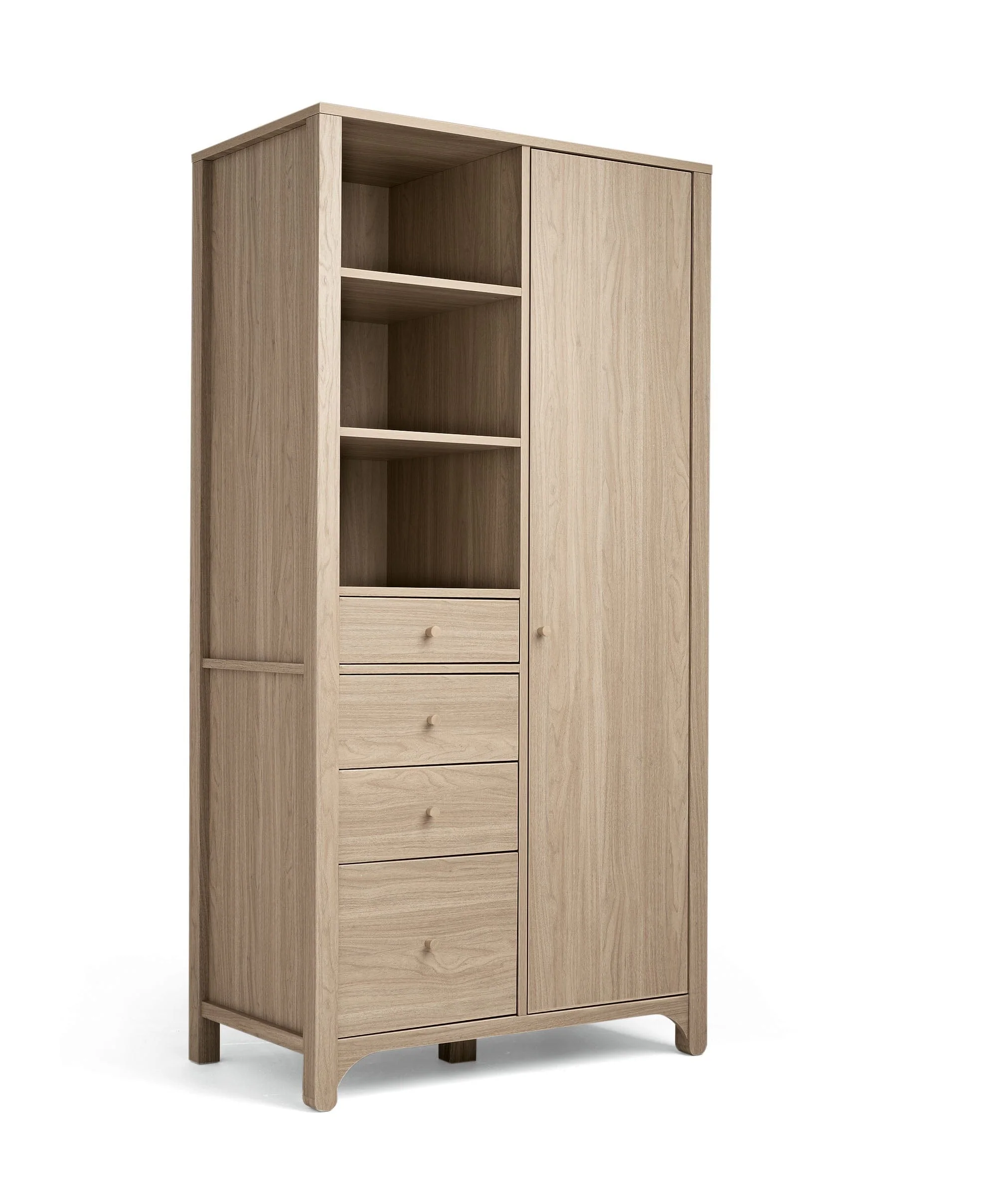 Barton Nursery Bundle With Lua Bedside Crib (6 Piece) - Oak - Image 12