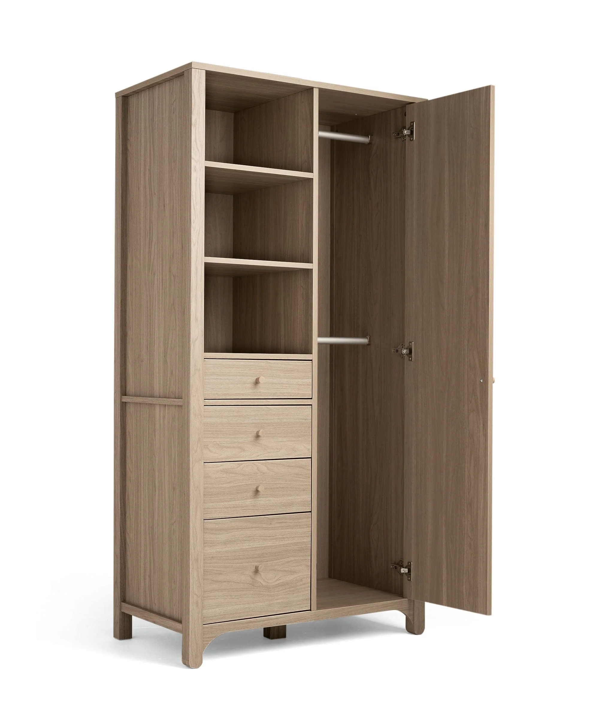Barton Wardrobe - Oak - Image 5
