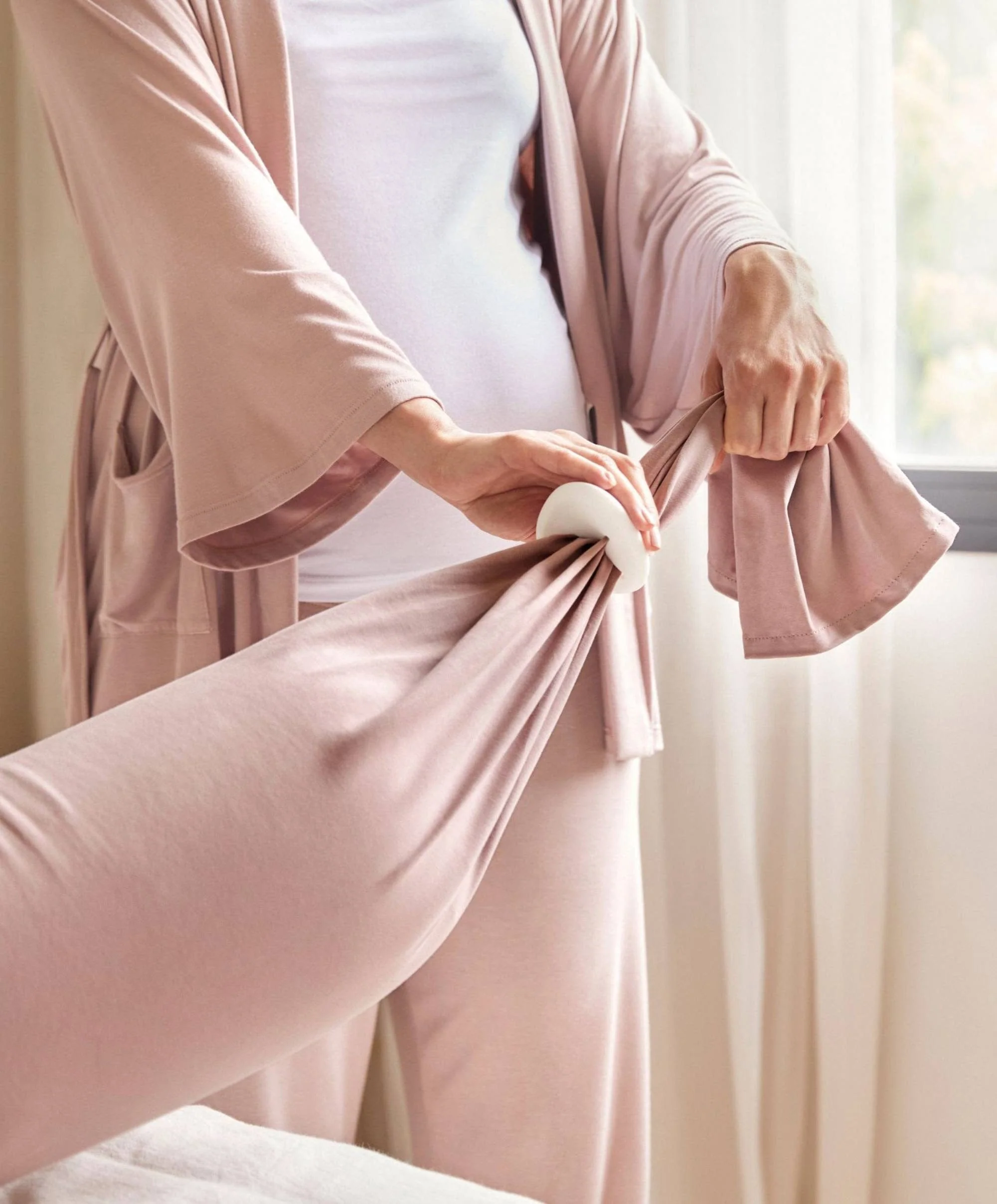 bbhugme™ Pregnancy Pillow Kit - Dusty Pink - Image 16