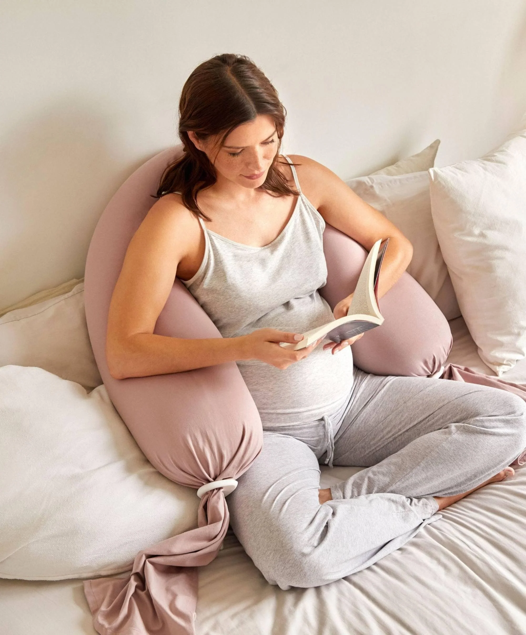 bbhugme™ Pregnancy Pillow Kit - Dusty Pink - Image 6