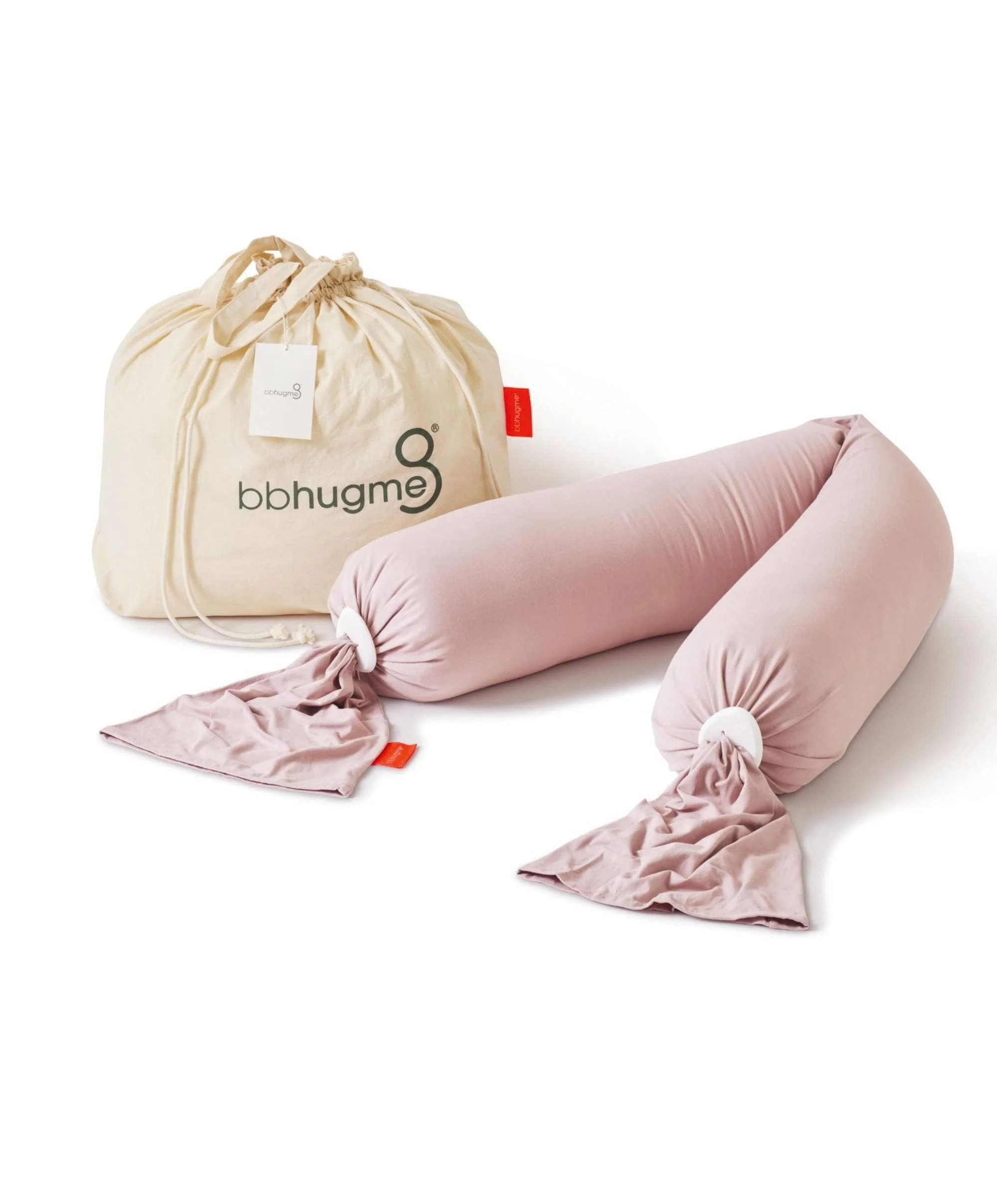 bbhugme™ Pregnancy Pillow Kit - Dusty Pink - Image 9