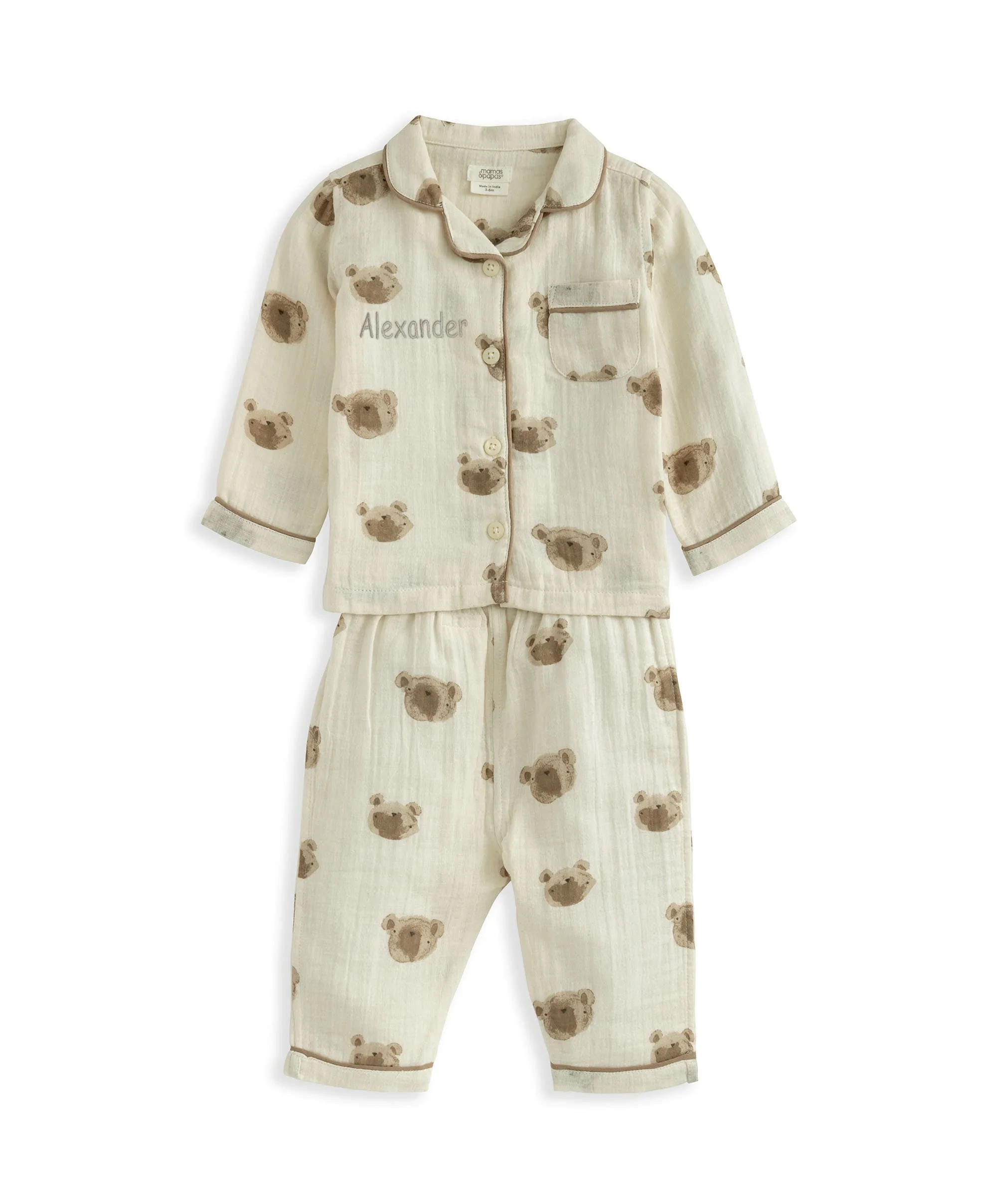 Bear Woven Pyjamas - Image 5