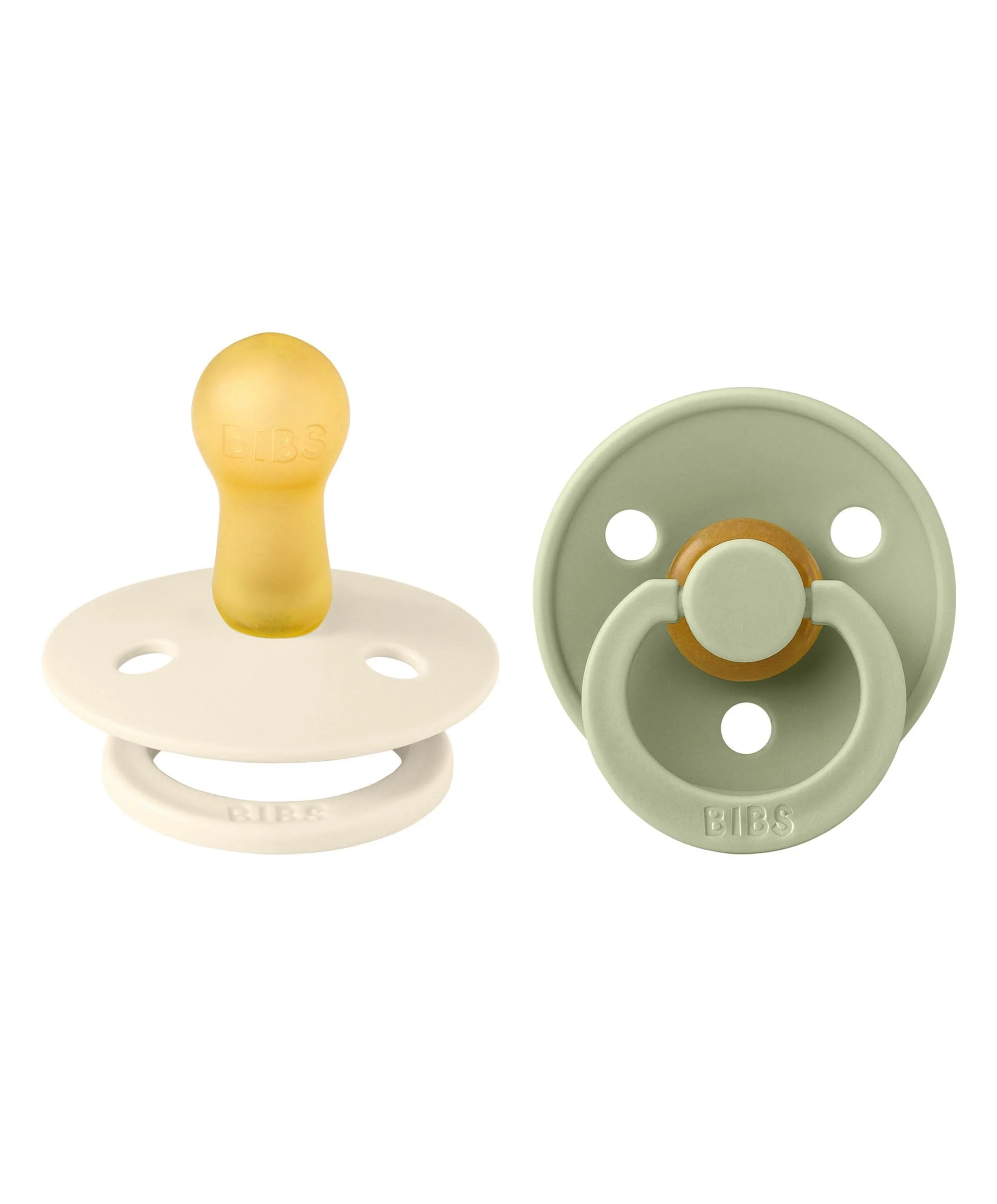 BIBS Dummies Bundle Size 1 (3 Pieces) – Sage/Ivory - Image 2