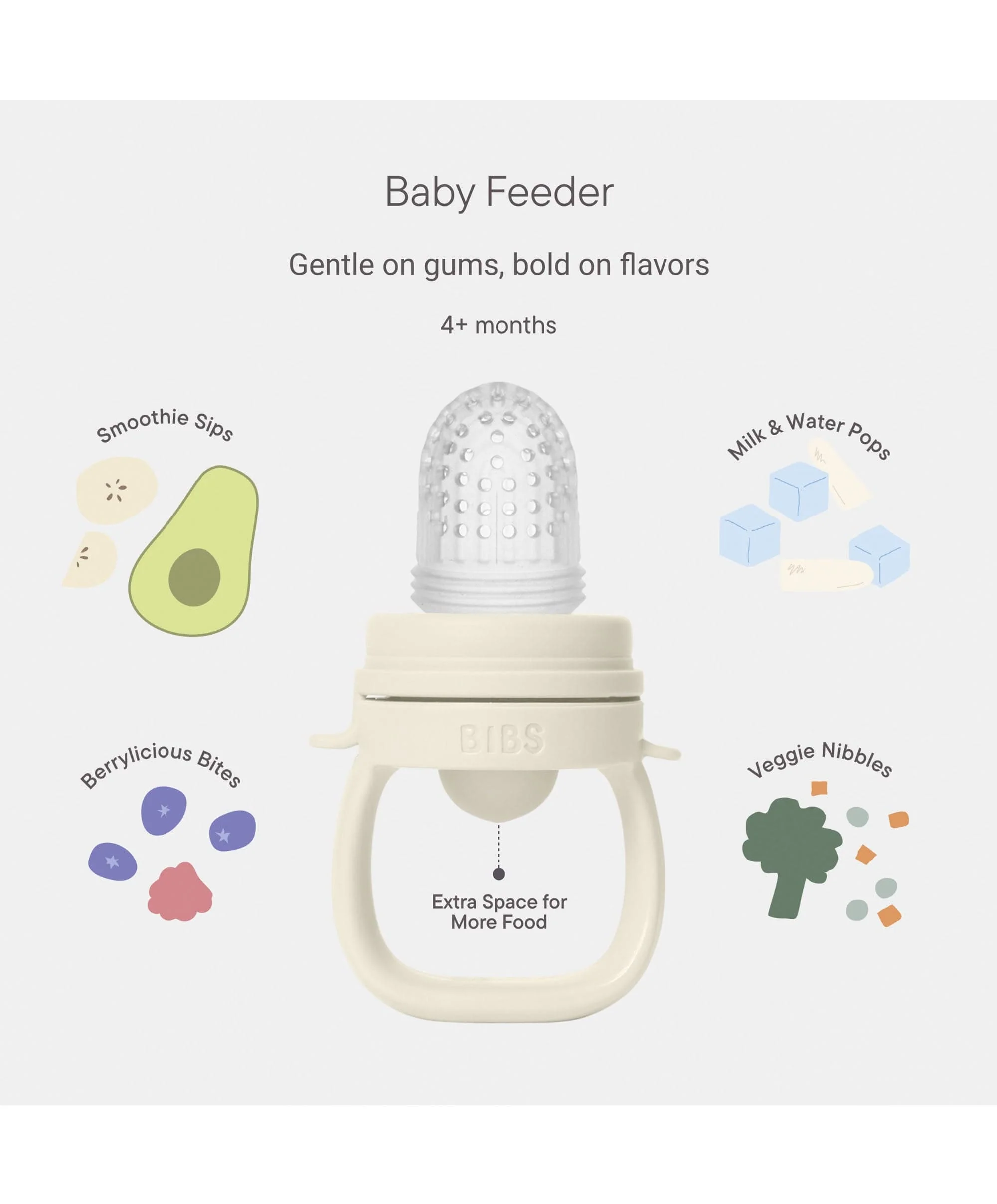 BIBS Baby Feeder - Ivory - Image 8