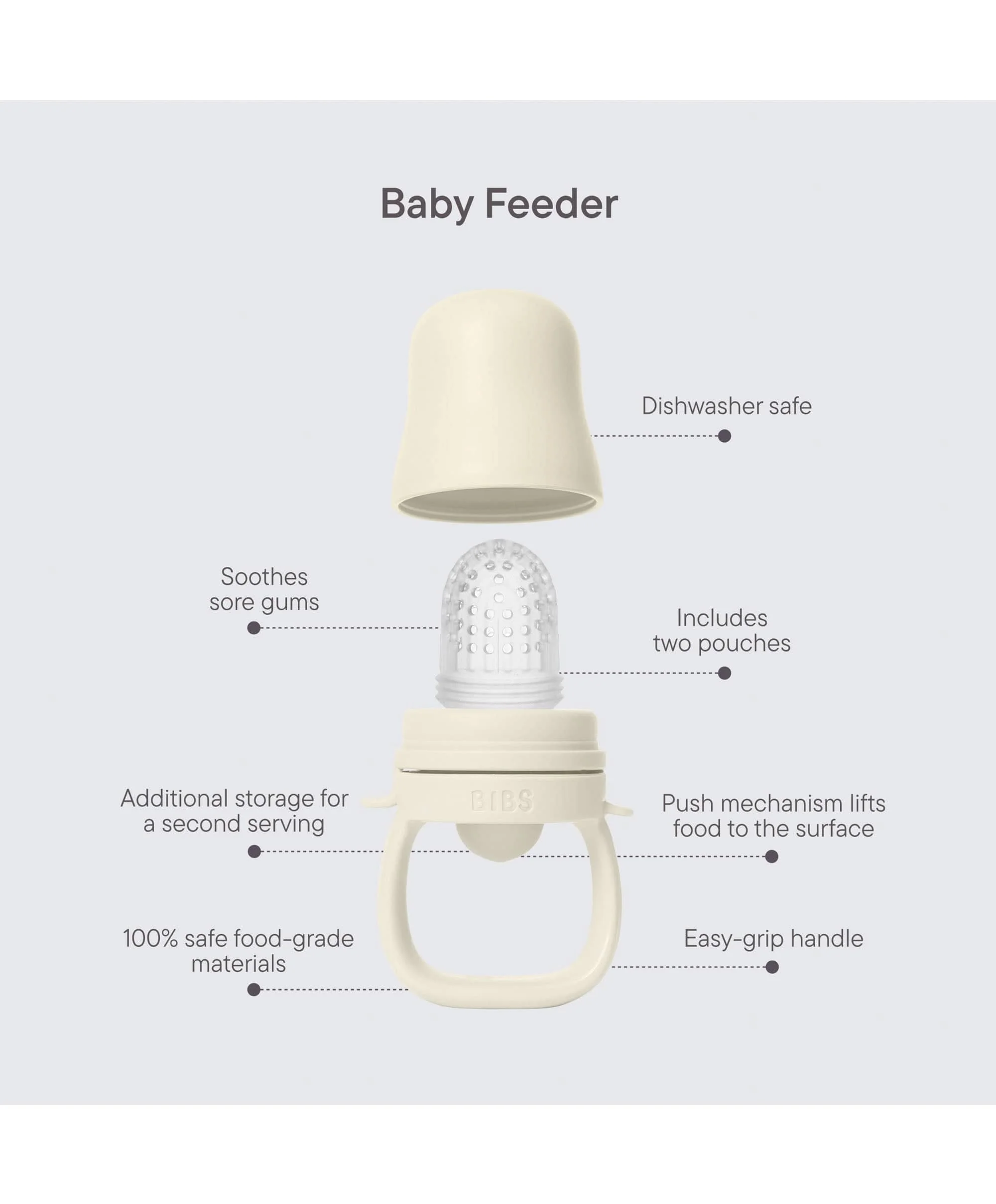 BIBS Baby Feeder - Sage - Image 9