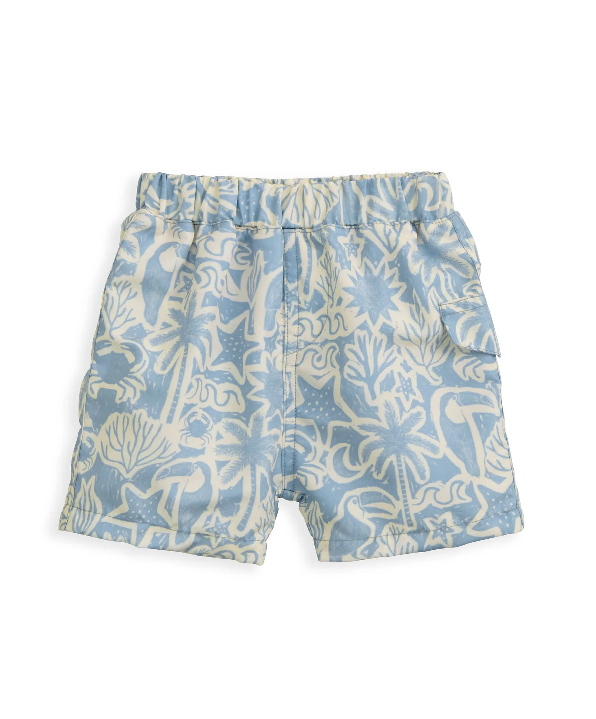 Board Shorts & Long-sleeved Top Outfit Set - Image 3