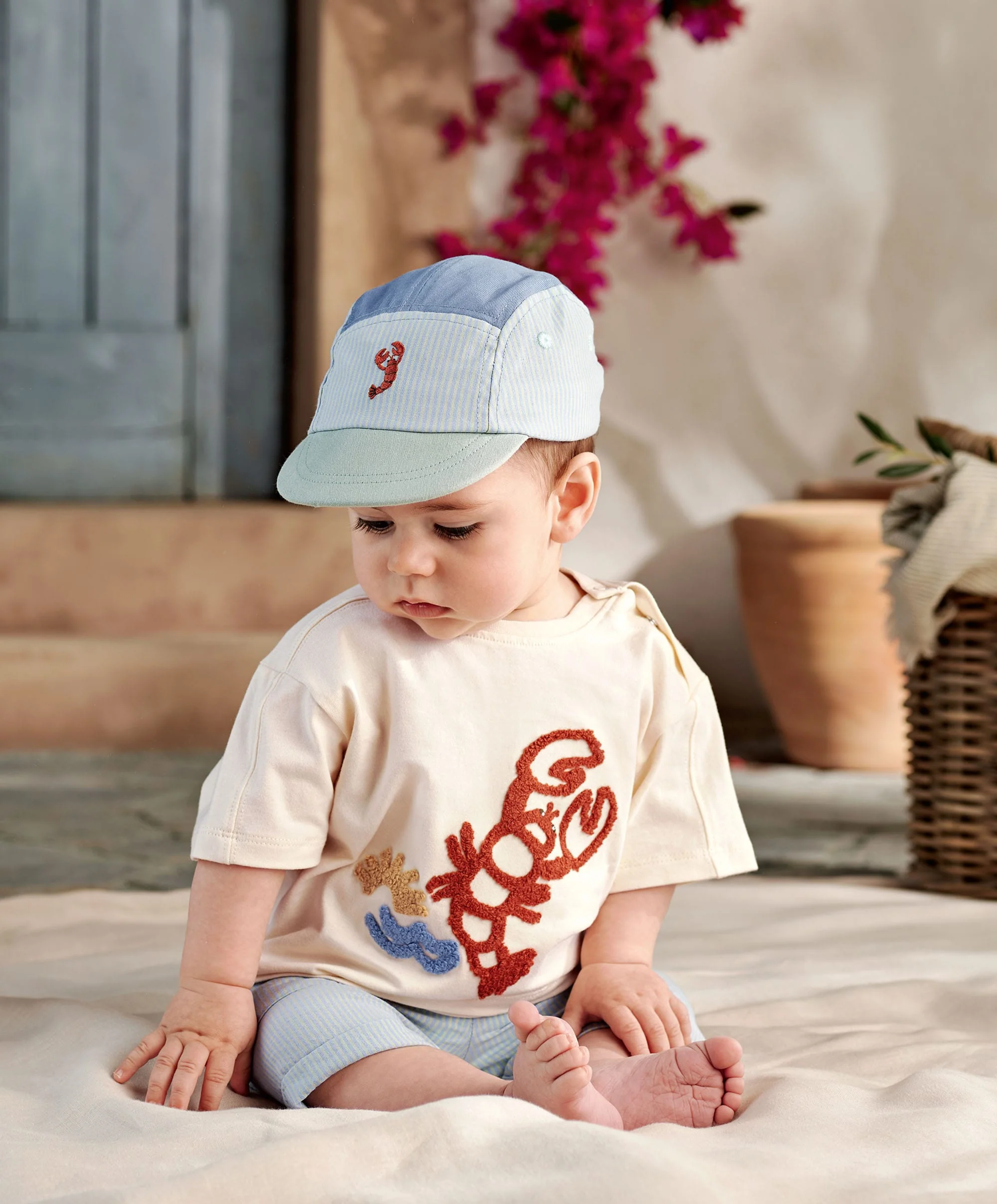 Lobster T-Shirt & Shorts Outfit Set - Image 4