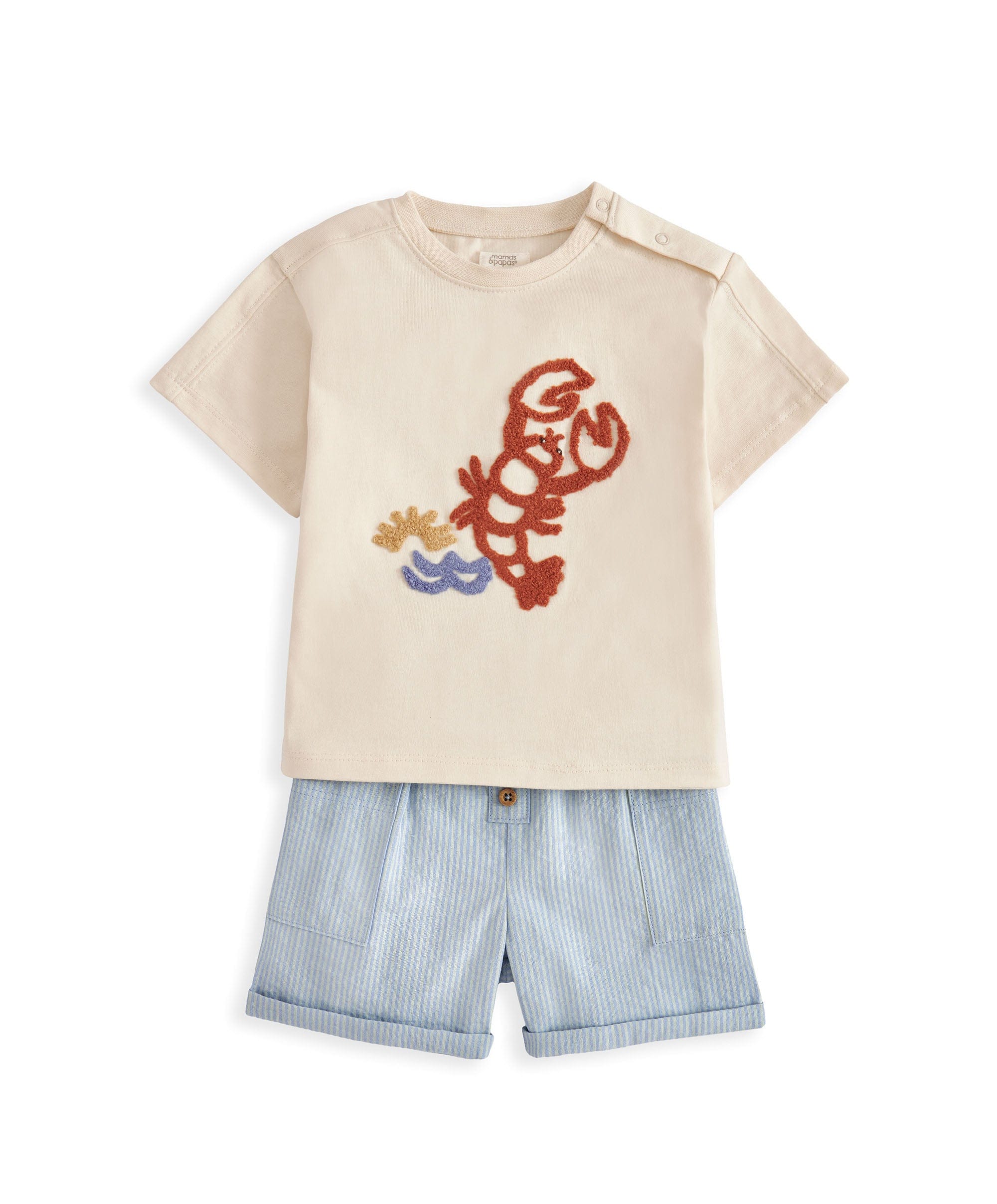 Lobster T-Shirt & Shorts Outfit Set - Image 8