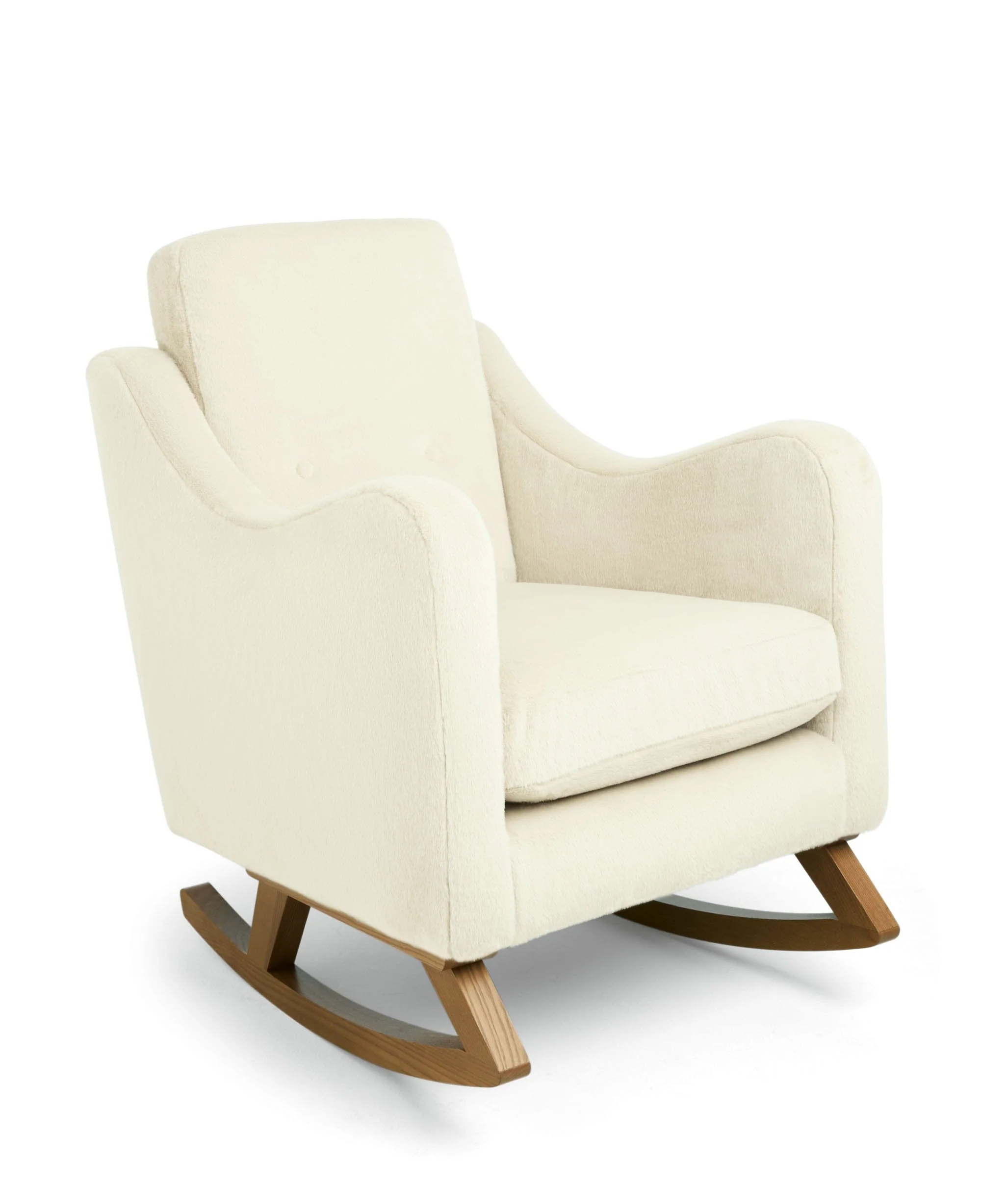 Bowdon Nursing Chair & Footstool Set - Feather Sherpa - Image 2