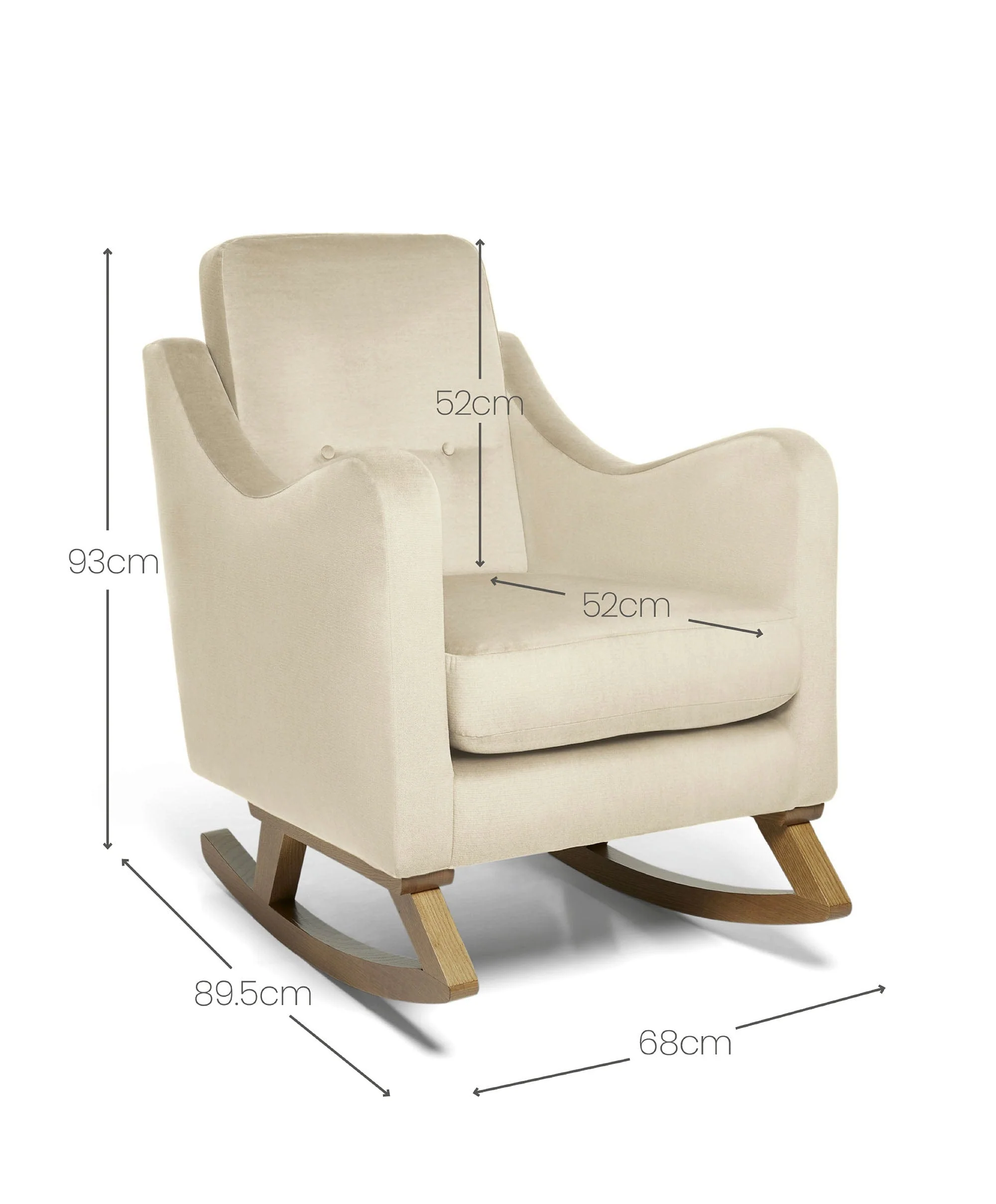 Bowdon Nursing Chair - Camel Woven - Image 5
