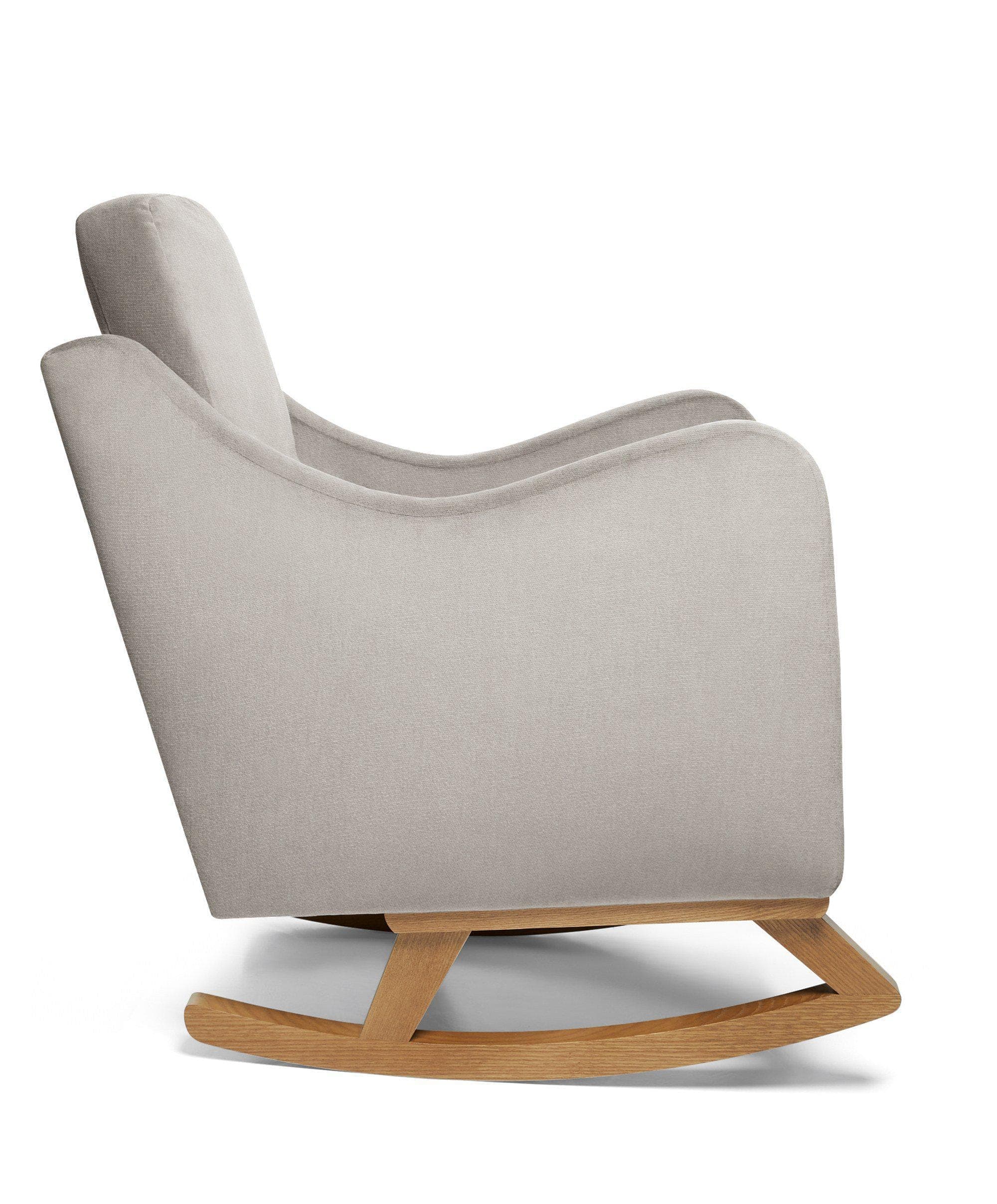 Bowdon Nursing Chair - Silver Woven - Image 3