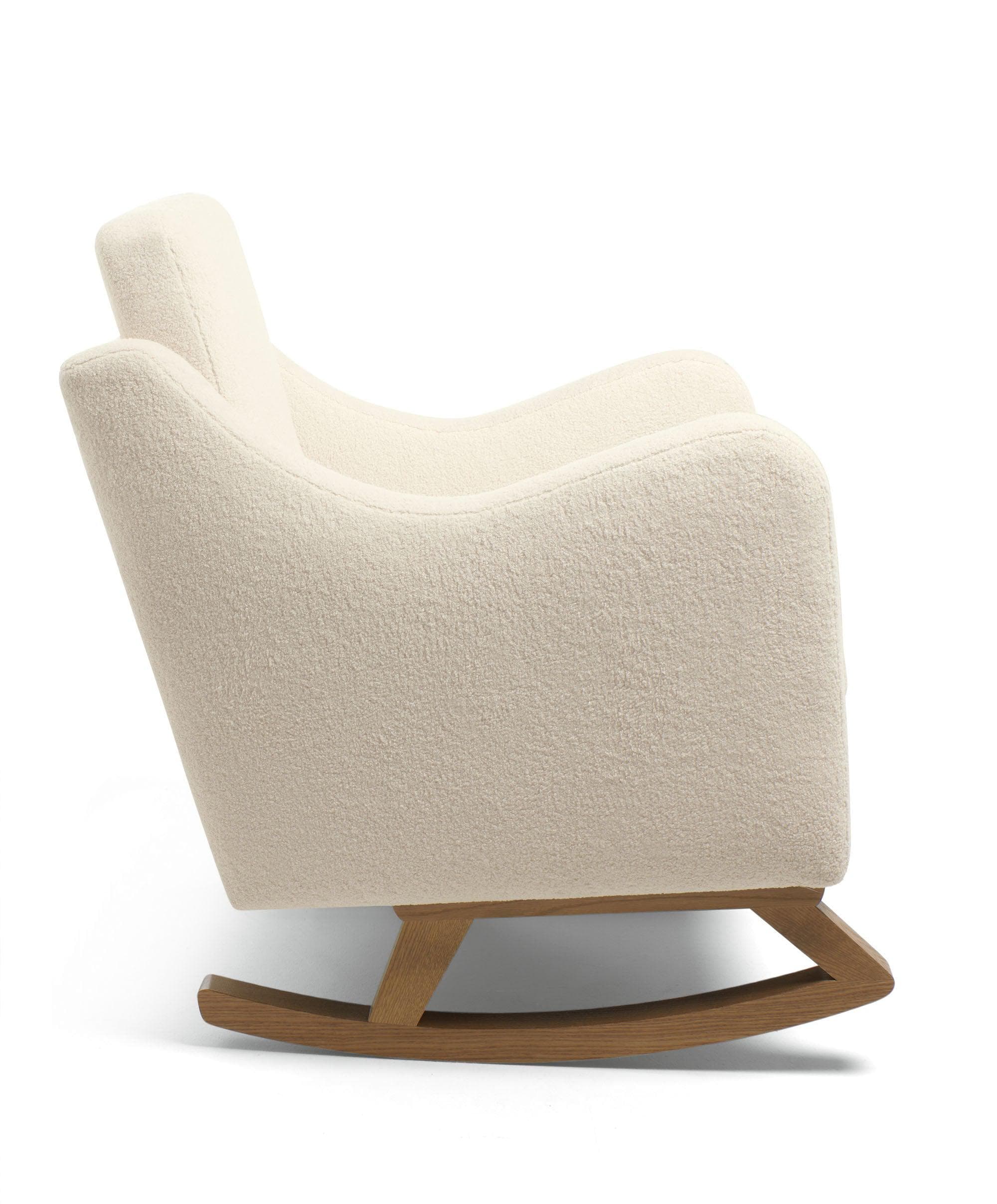 Bowdon Nursing Chair - Off White Boucle - Image 6