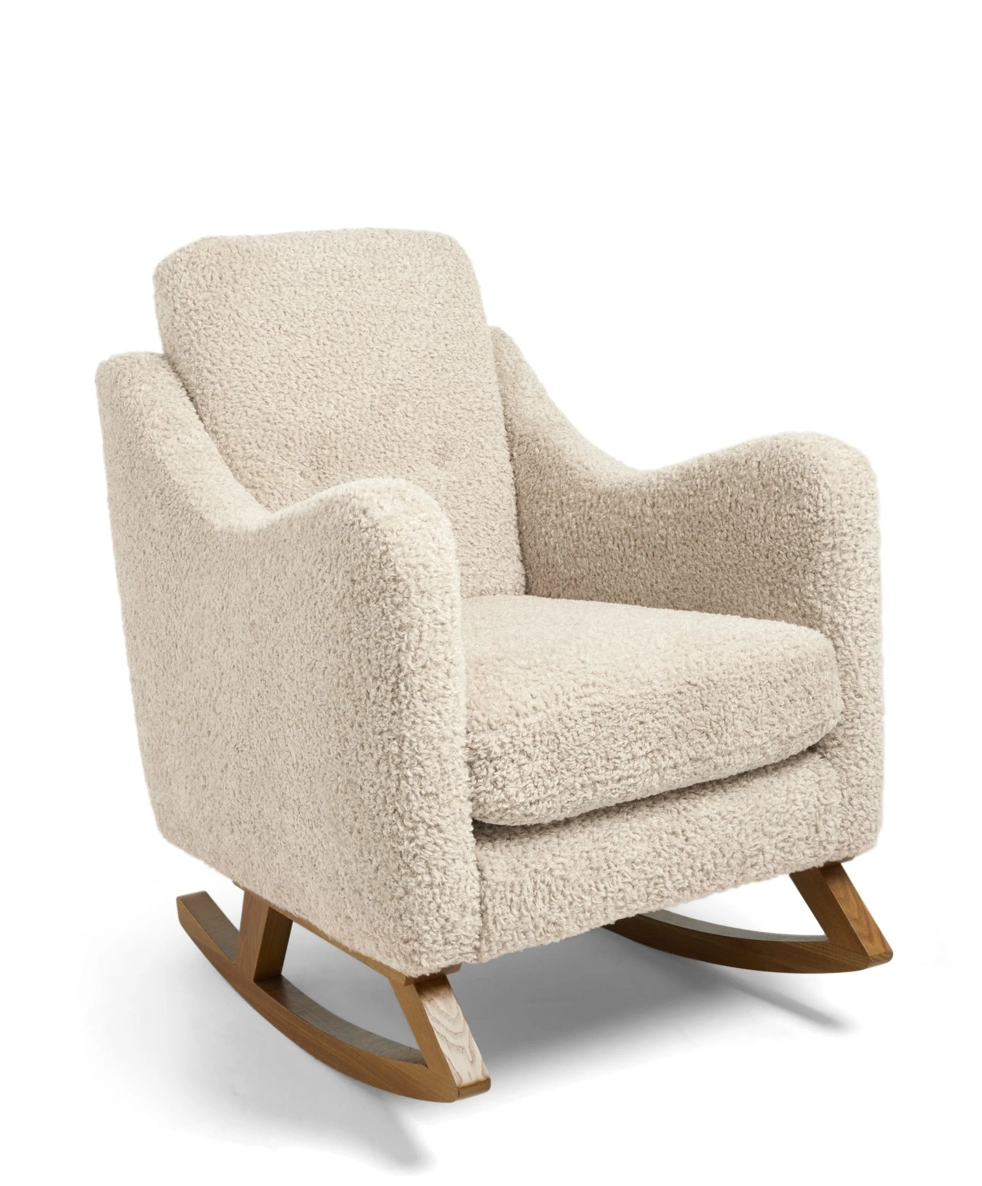 Bowdon Nursing Chair & Footstool Set - Biscuit Teddy - Image 3