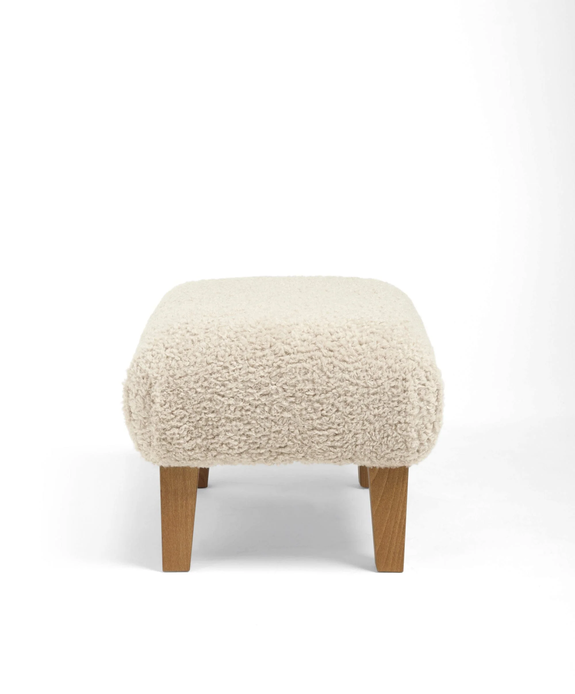 Bowdon Nursing Chair & Footstool Set - Biscuit Teddy - Image 7