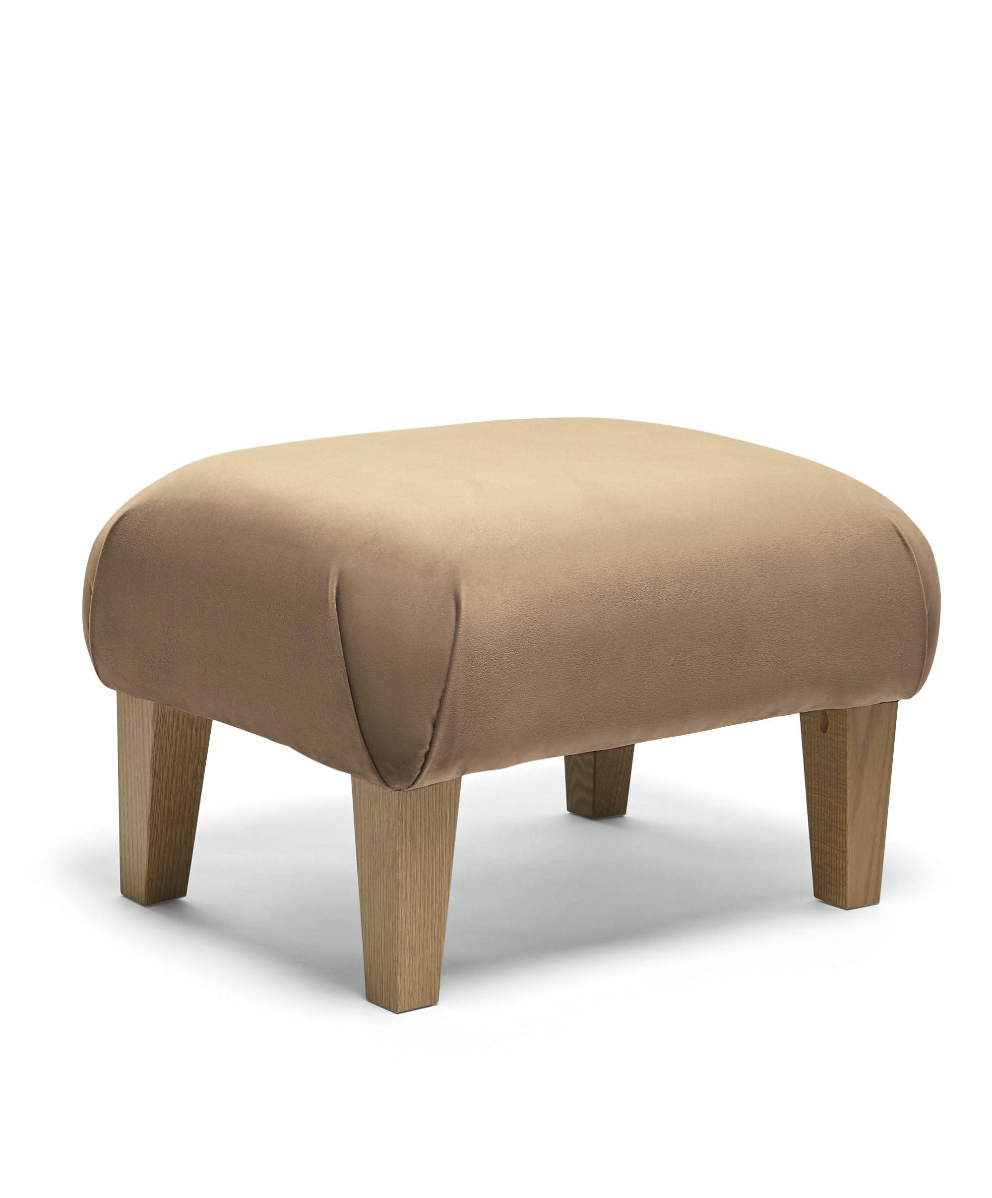 Bowdon Nursing Chair & Footstool - Mocha Velvet - Image 3
