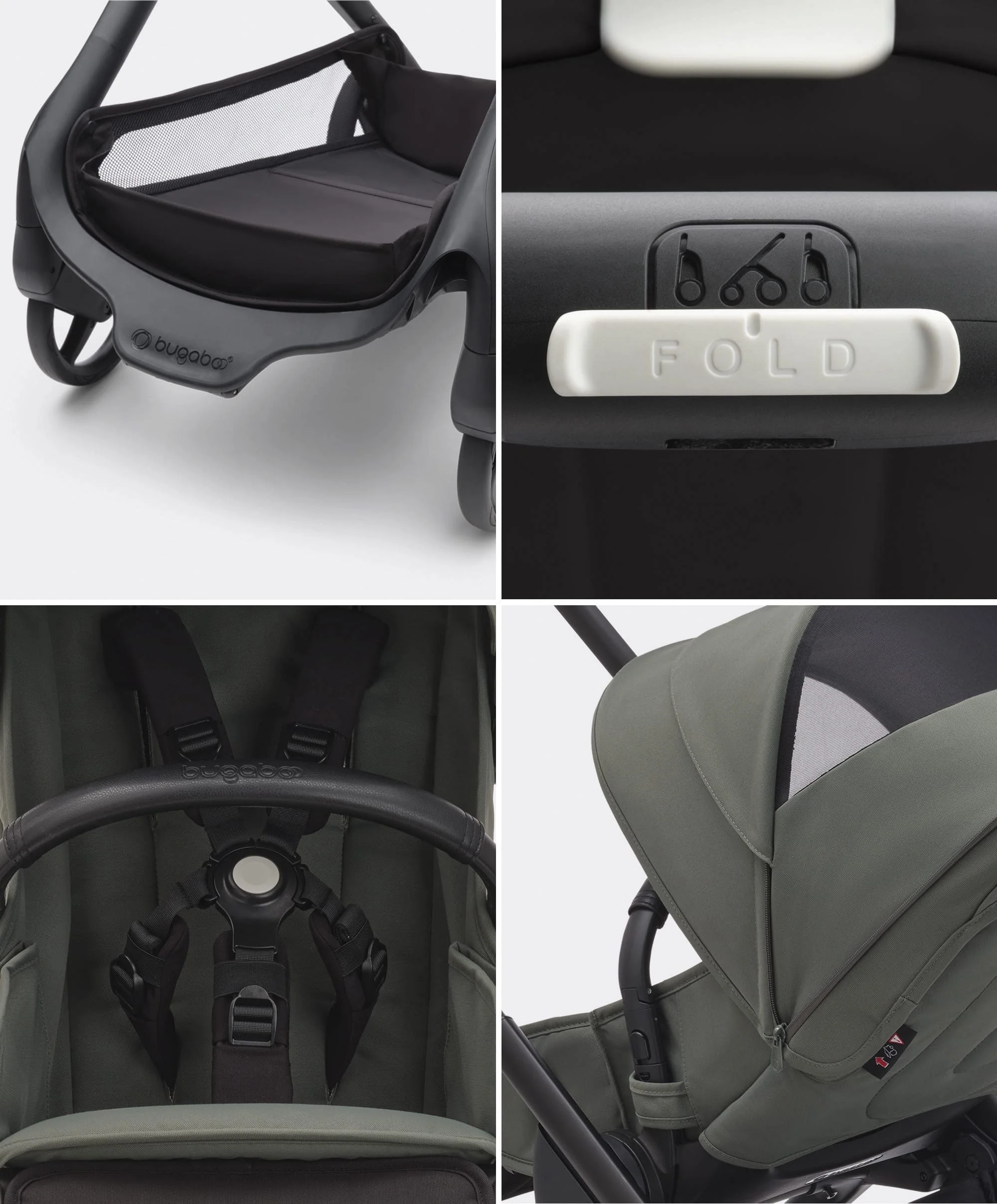 Bugaboo Dragonfly Complete Stroller - Forest Green - Image 10
