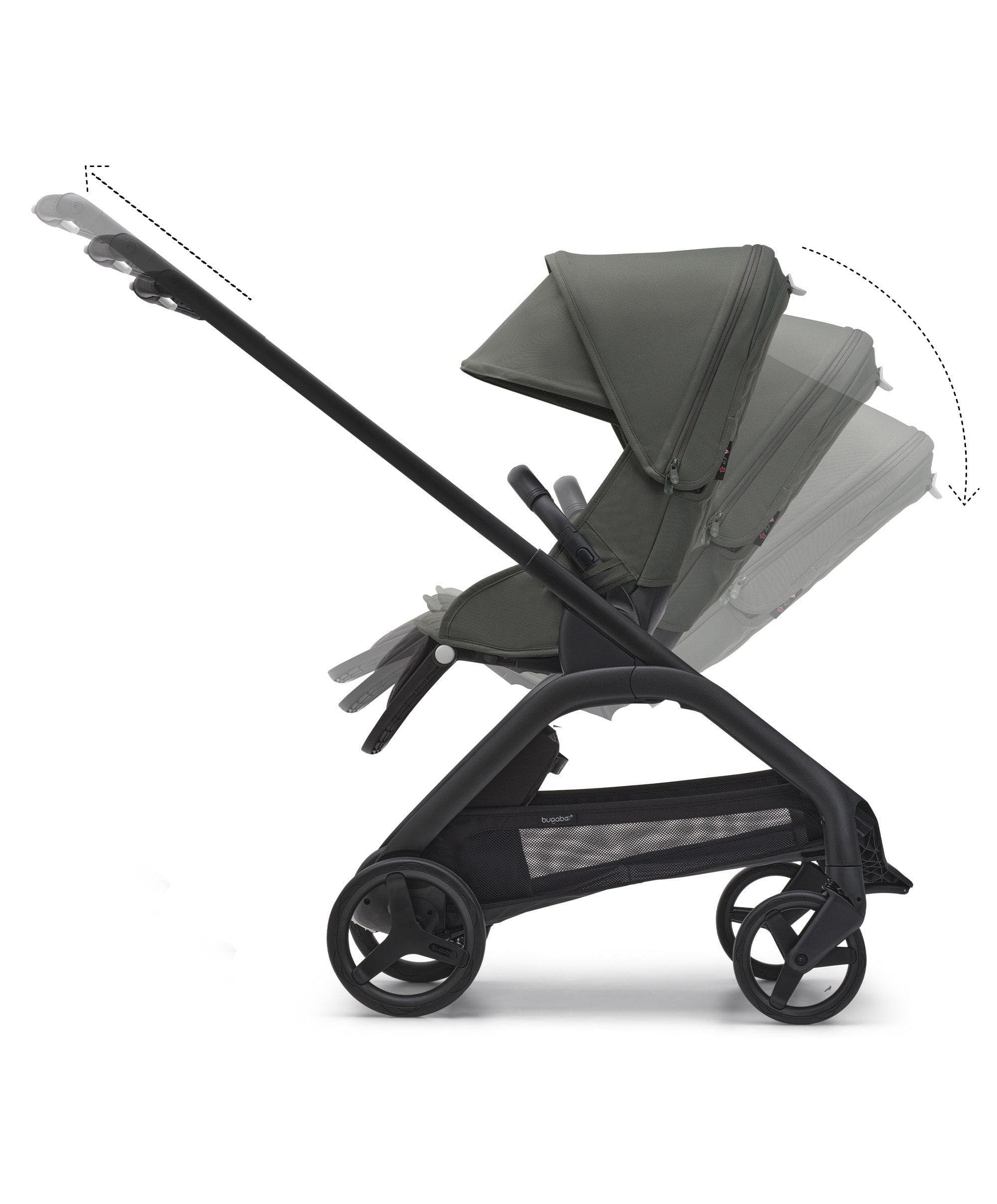 Bugaboo Dragonfly Complete Stroller - Midnight Black - Image 4