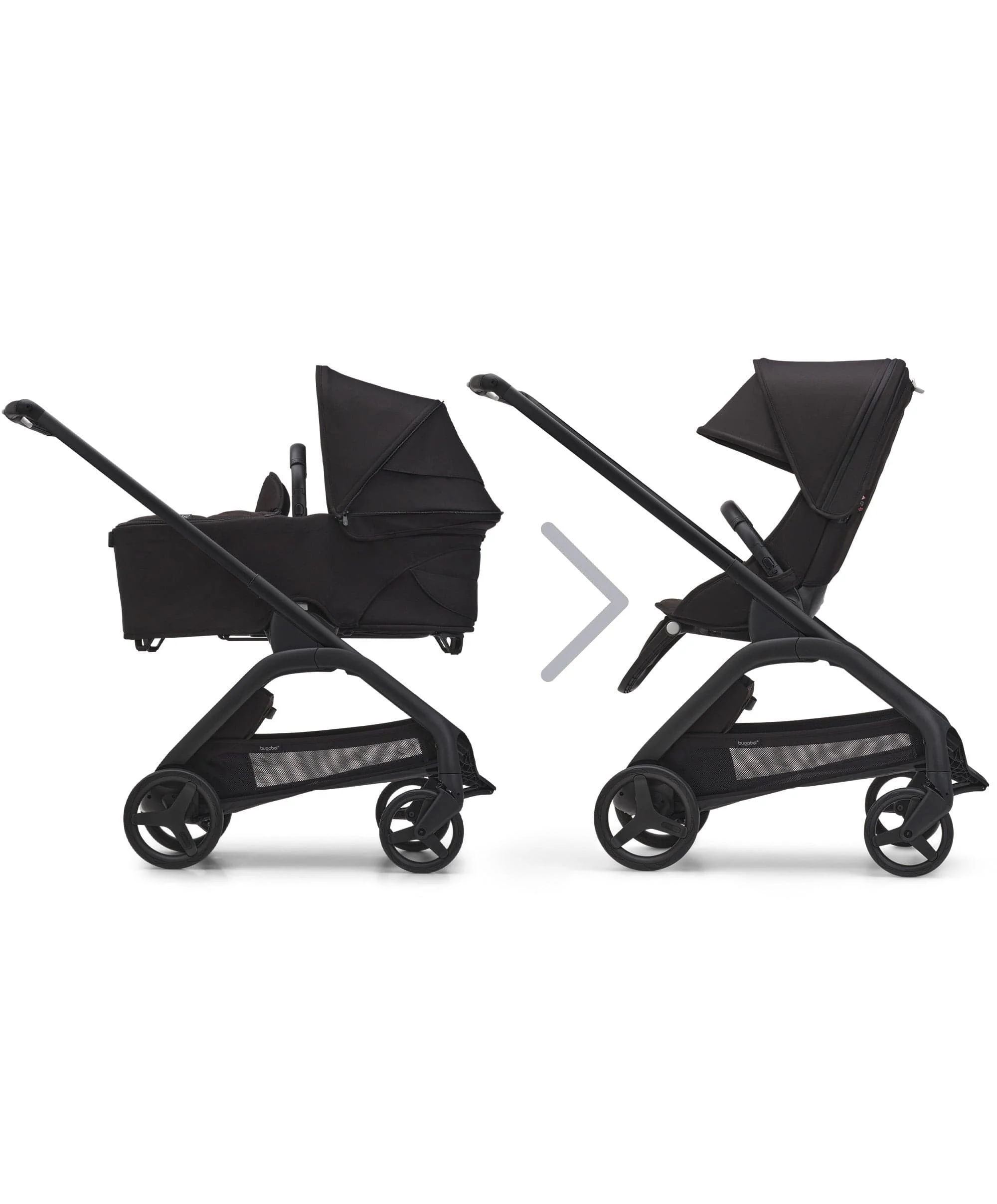 Bugaboo Dragonfly Complete Stroller - Midnight Black - Image 9