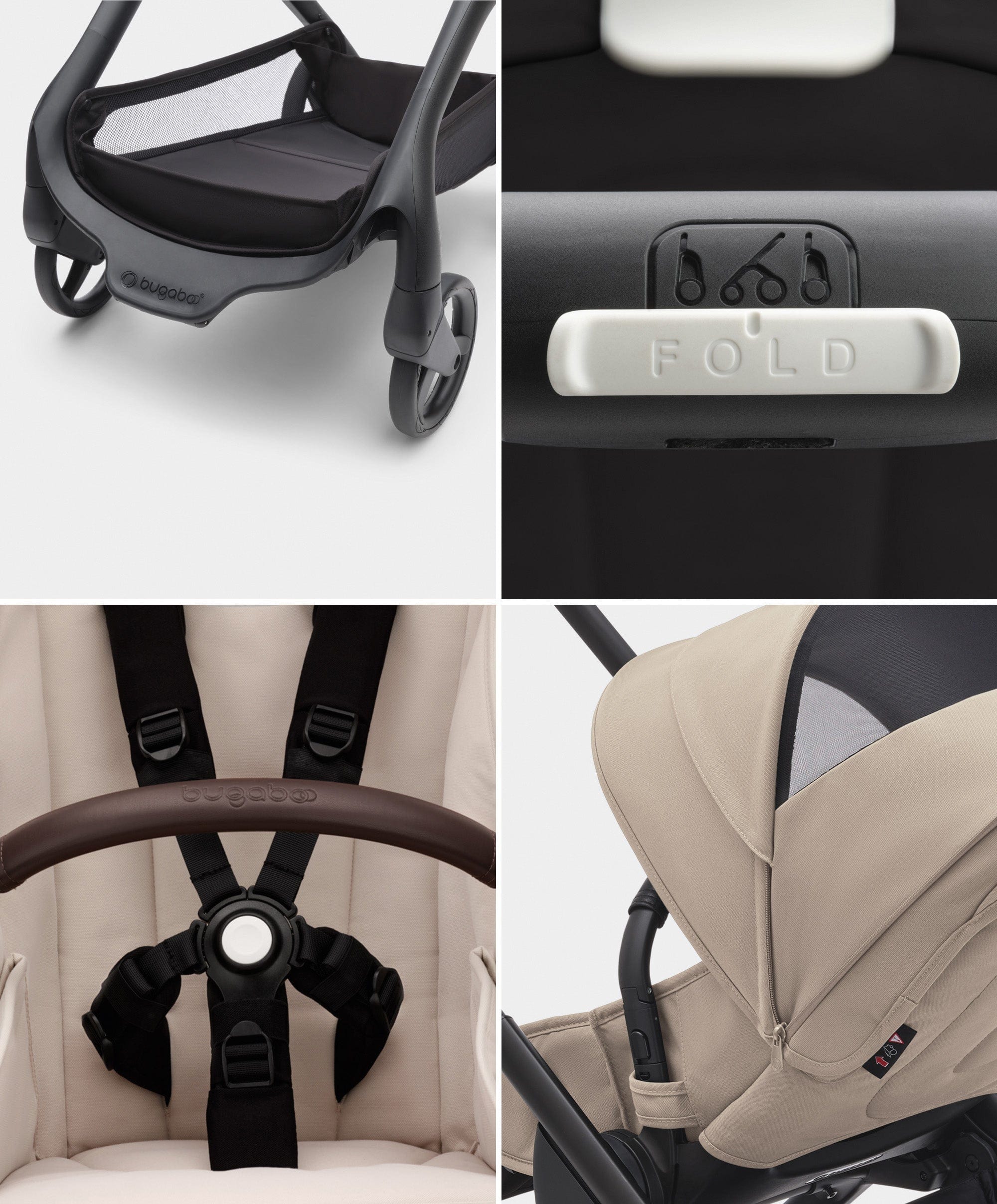 Bugaboo Dragonfly Complete Stroller - Taupe - Image 4