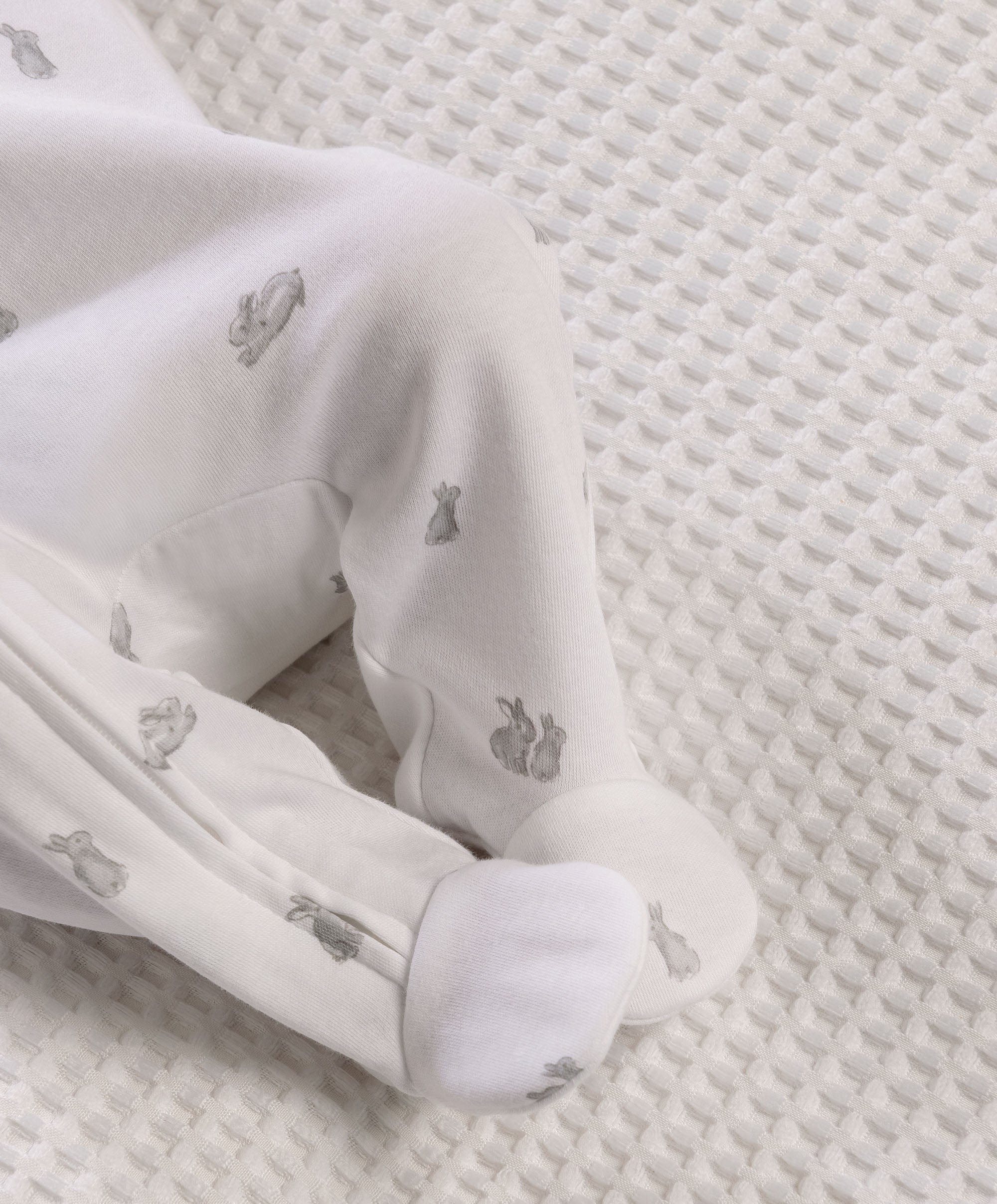 Bunny Print Zip All In One - Image 4