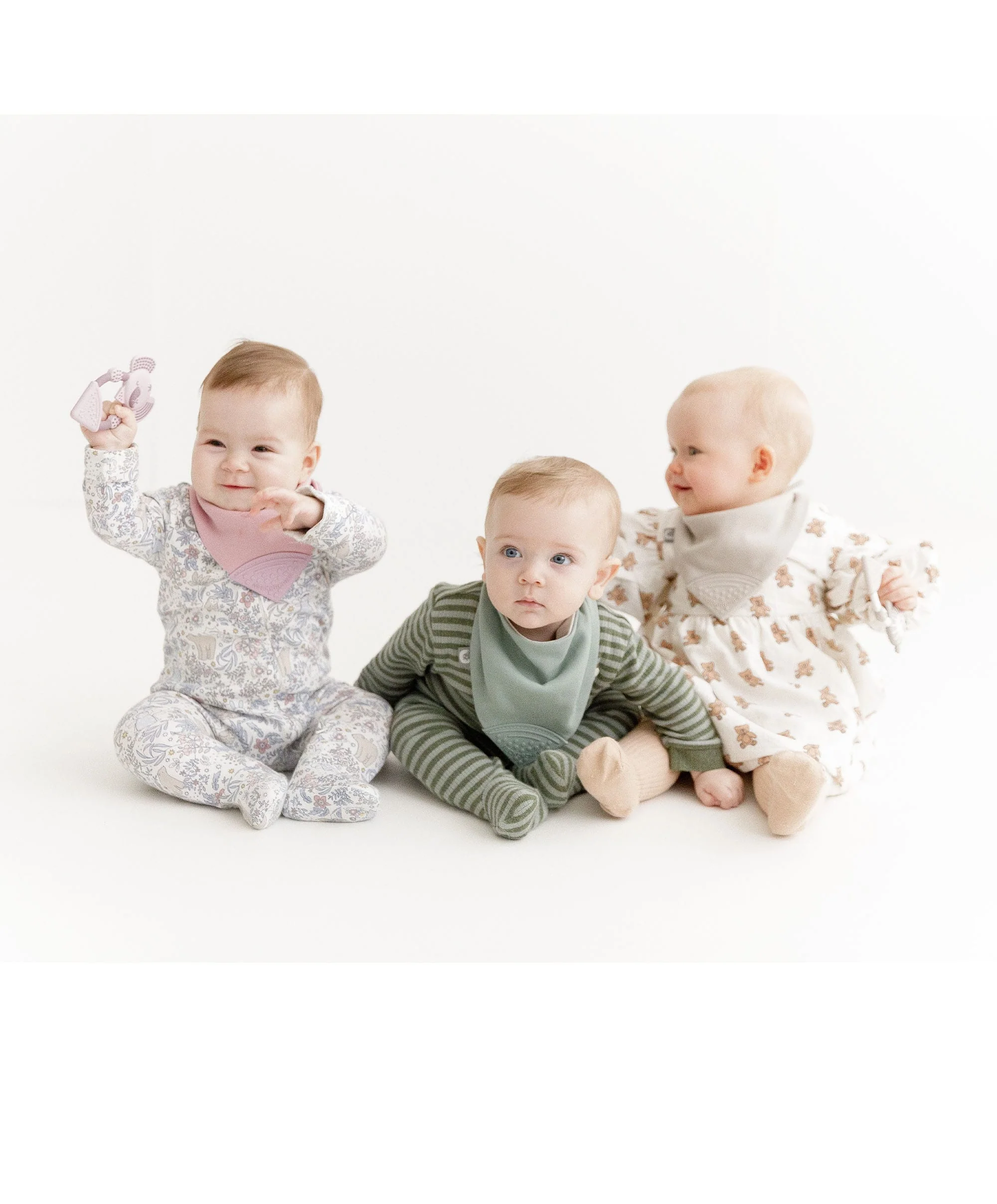 Cheeky Chompers Darcy the Elephant Teether - Dusky pink - Image 6