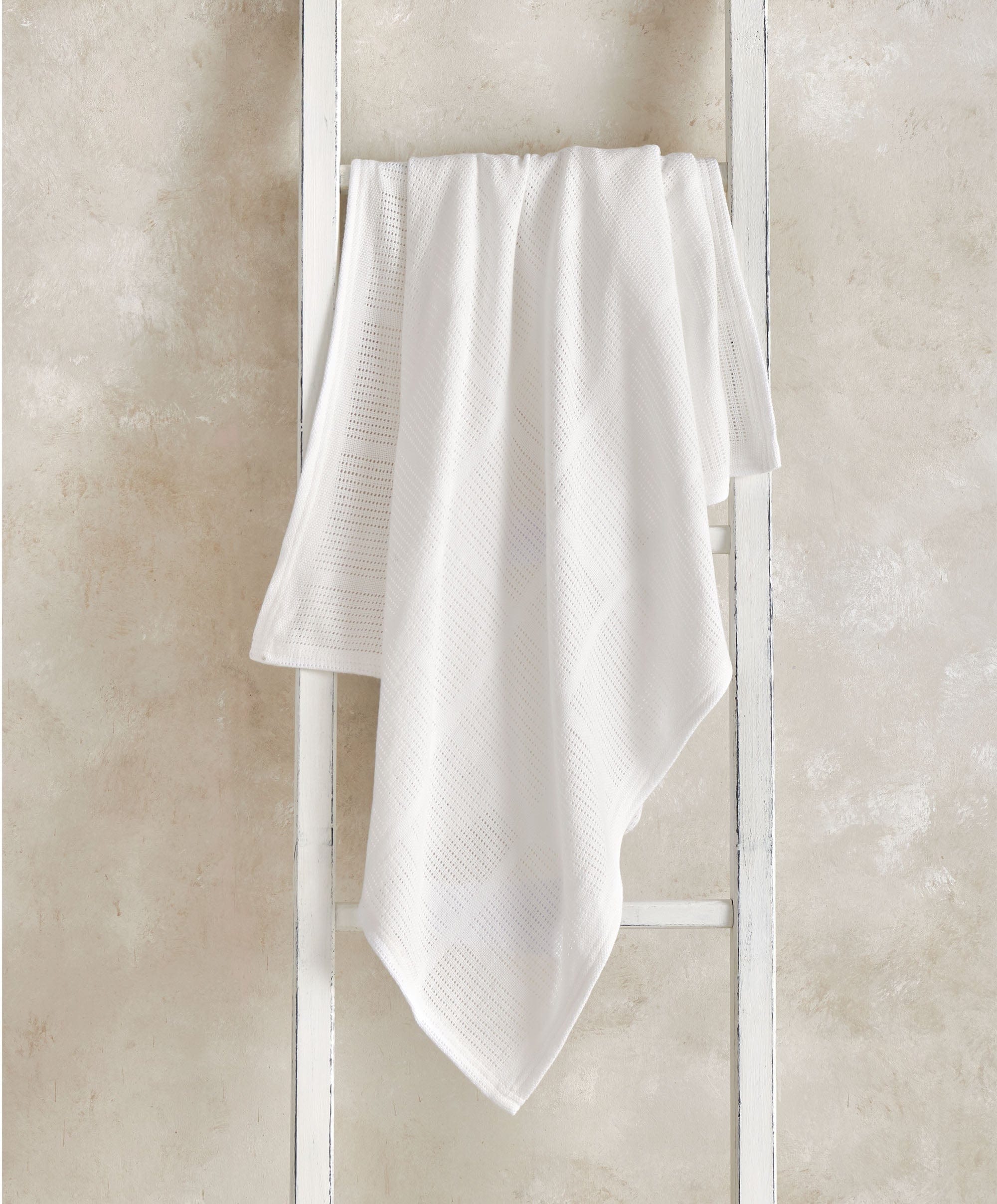 Small Cellular Blanket - White