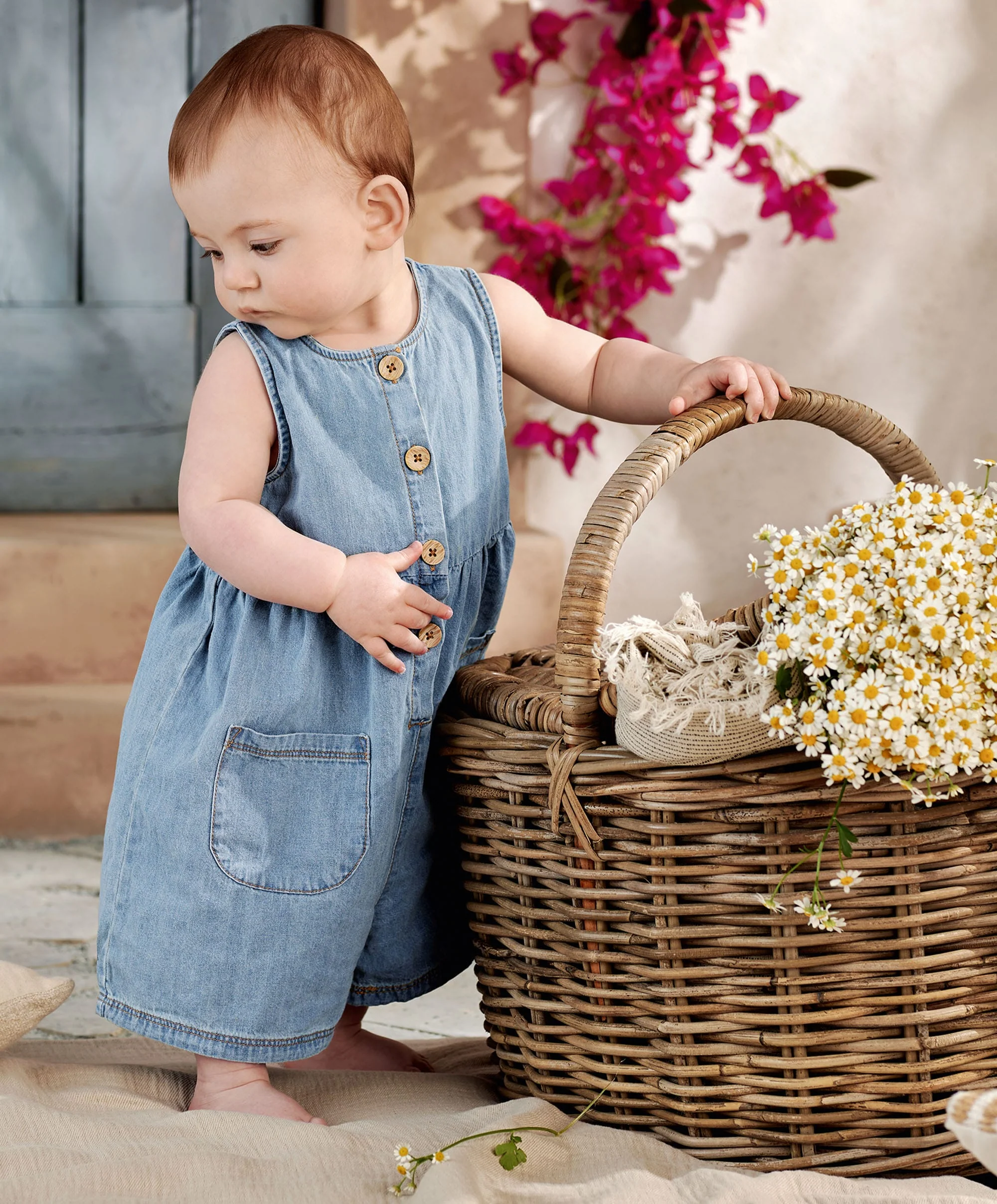 Chambray Romper